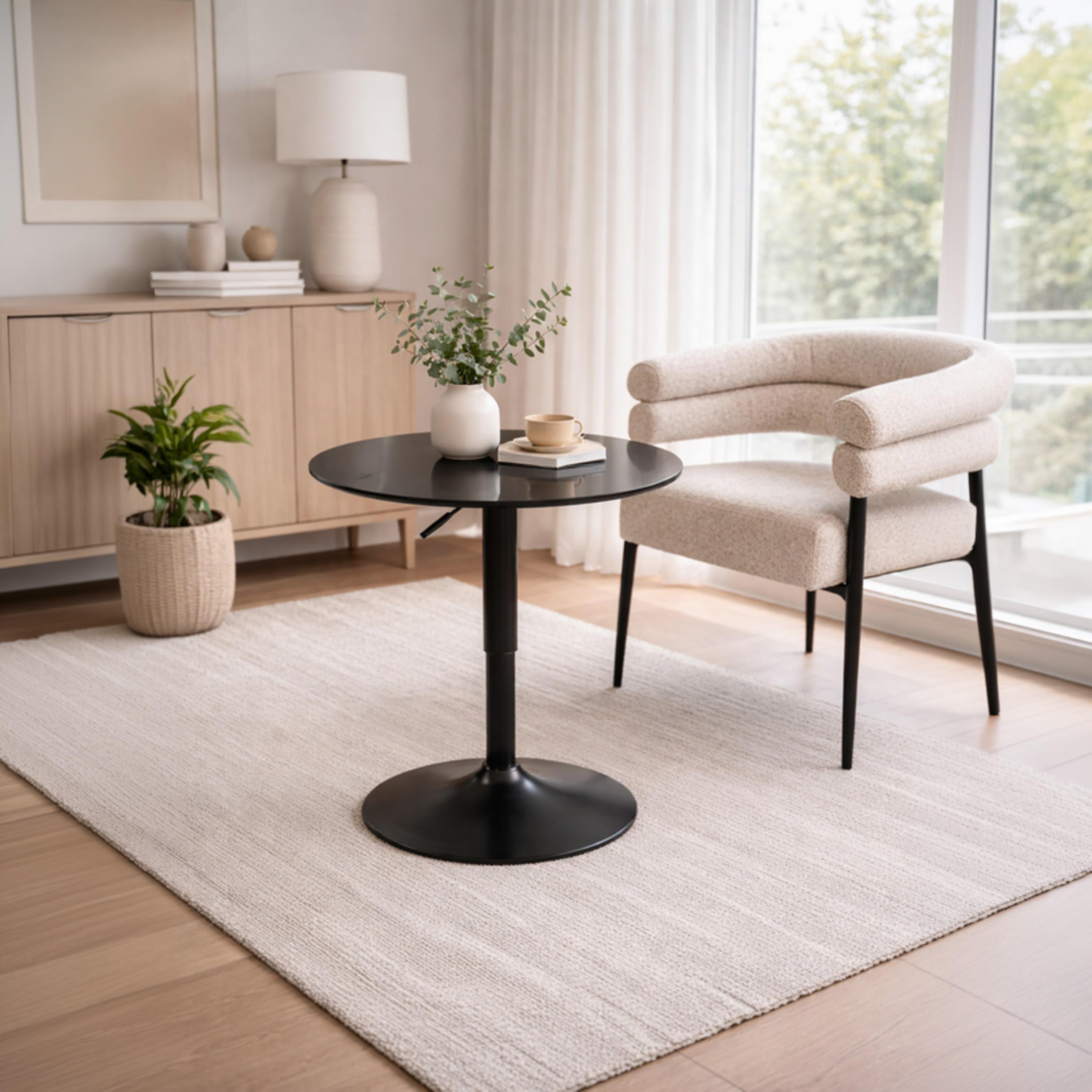 Maria Homes Glass Pedestal Table-furniture-livingroom-sideandendtables-image-2