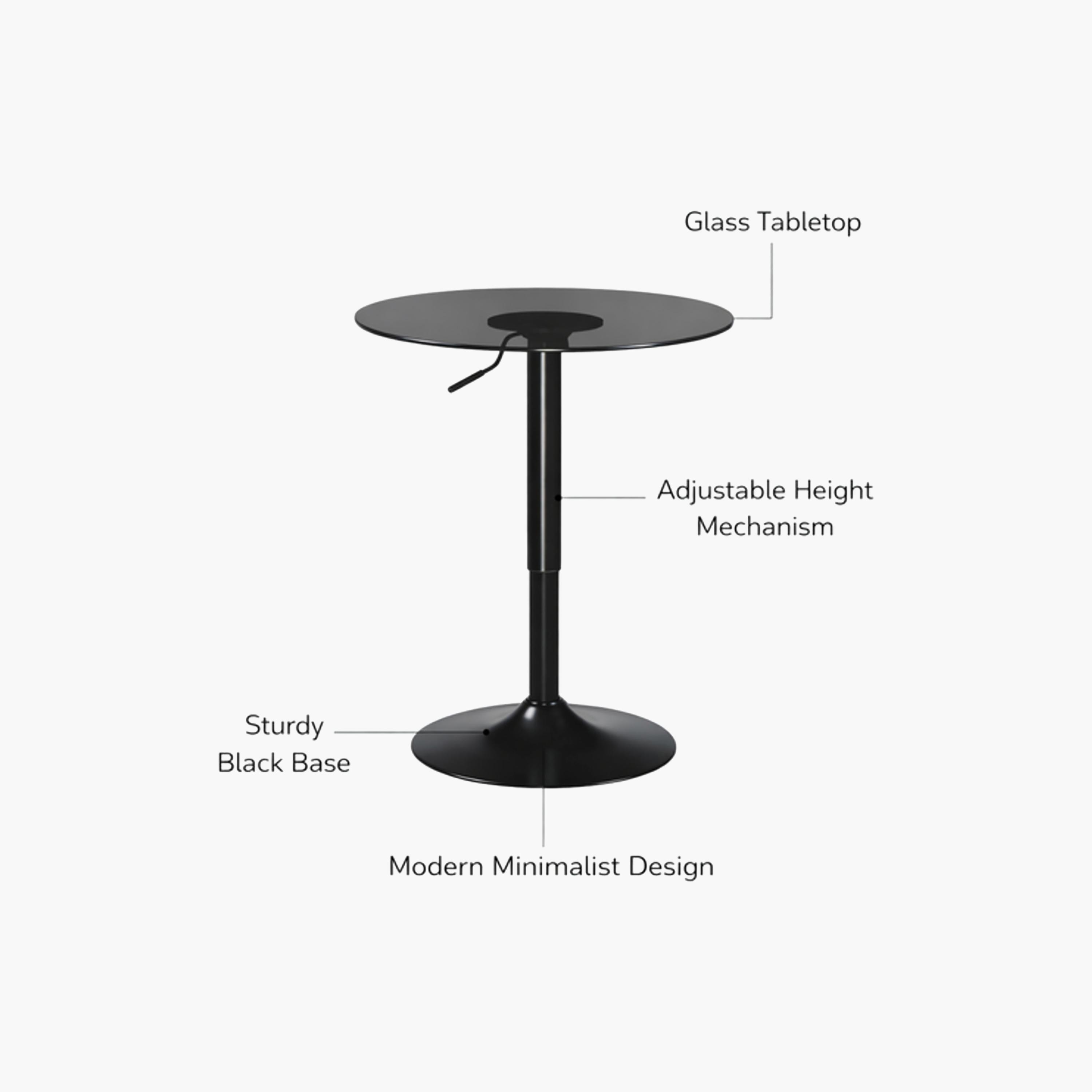 Maria Homes Glass Pedestal Table-furniture-livingroom-sideandendtables-image-5