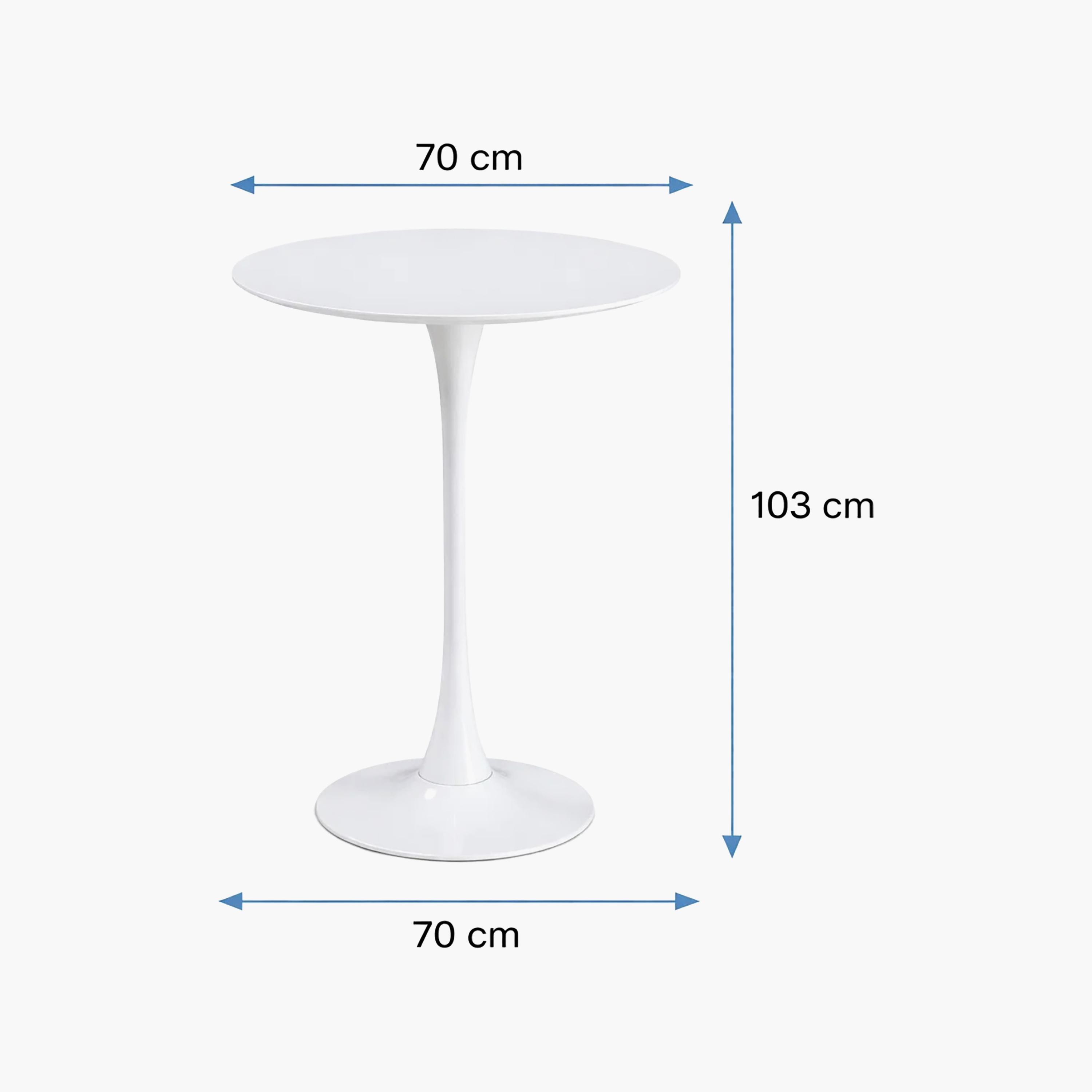 Maria Homes Wooden Pedestal Bar Table-furniture-livingroom-sideandendtables-image-5