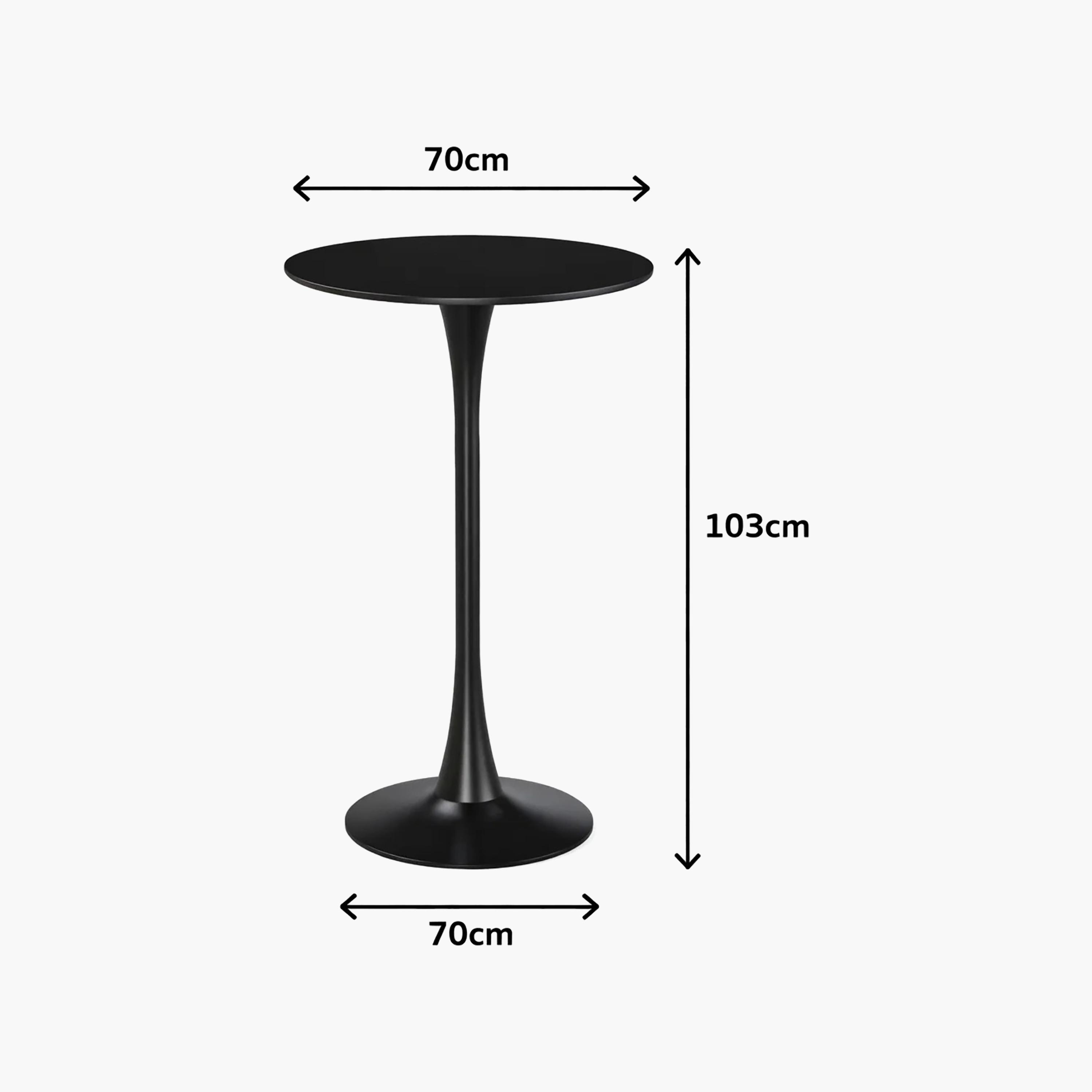 Maria Homes Wooden Pedestal Bar Table-furniture-livingroom-sideandendtables-image-5