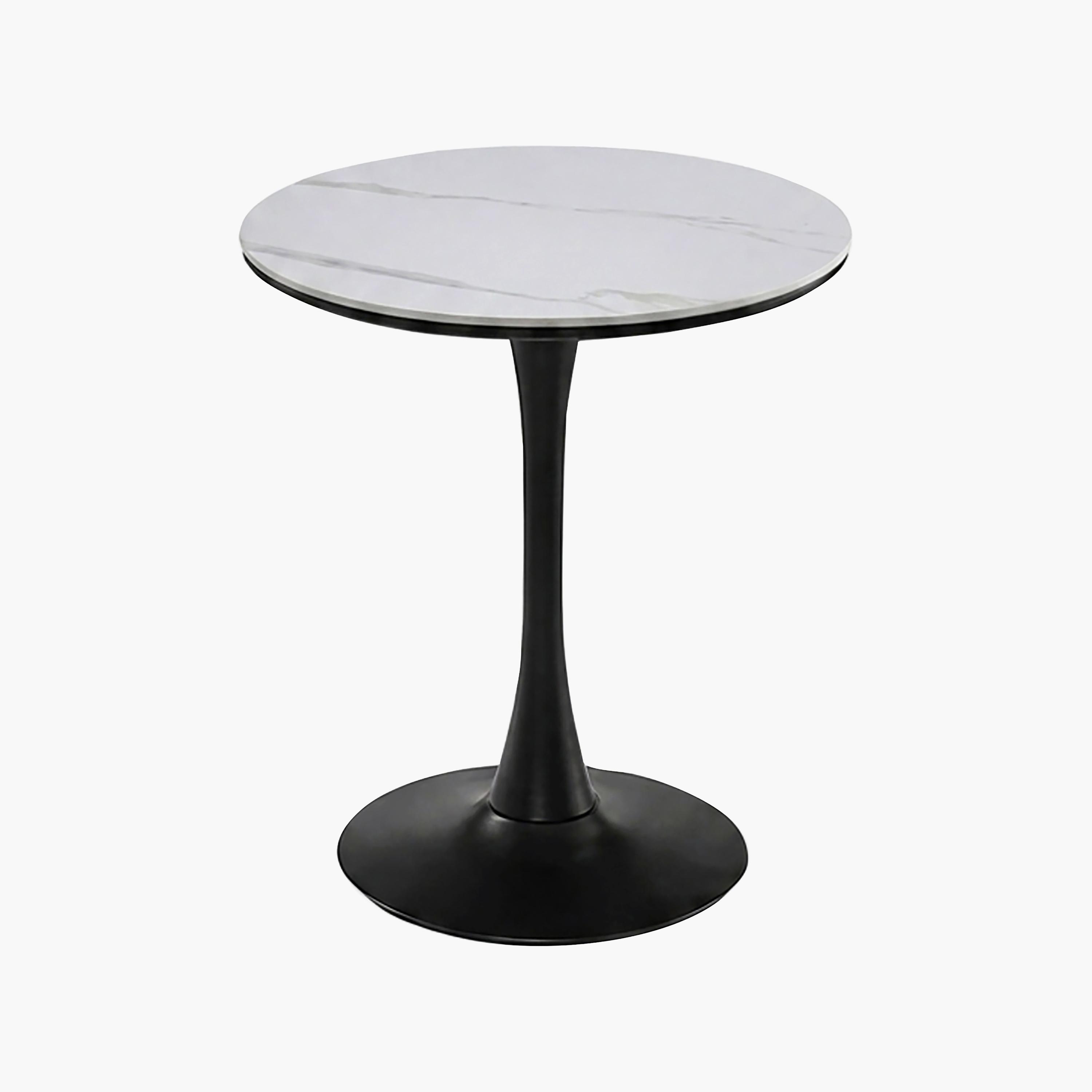 Maria Homes Marble Pedestal Table-furniture-livingroom-sideandendtables-image-1