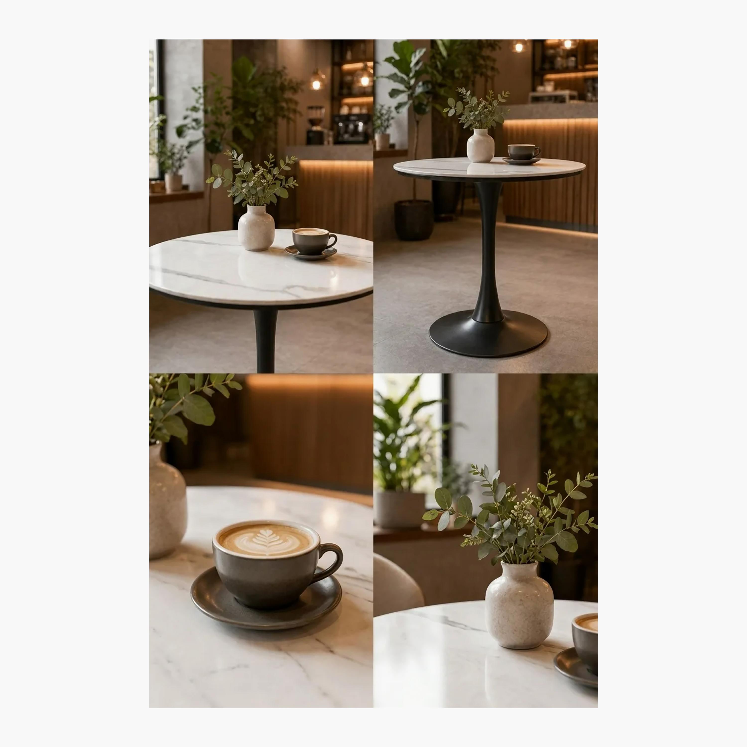 Maria Homes Marble Pedestal Table-furniture-livingroom-sideandendtables-image-4