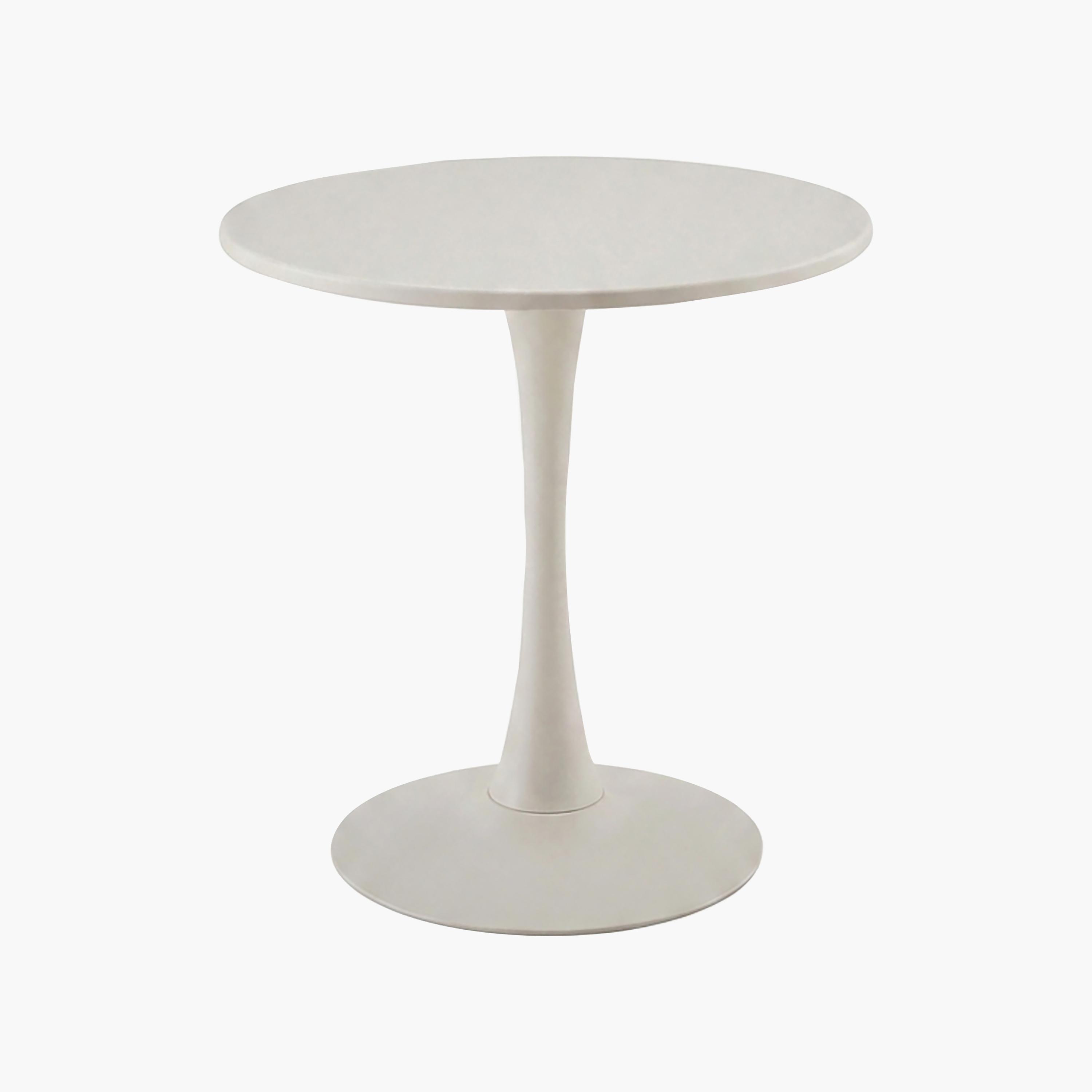 Maria Homes Wooden Pedestal Table-furniture-livingroom-sideandendtables-image-1