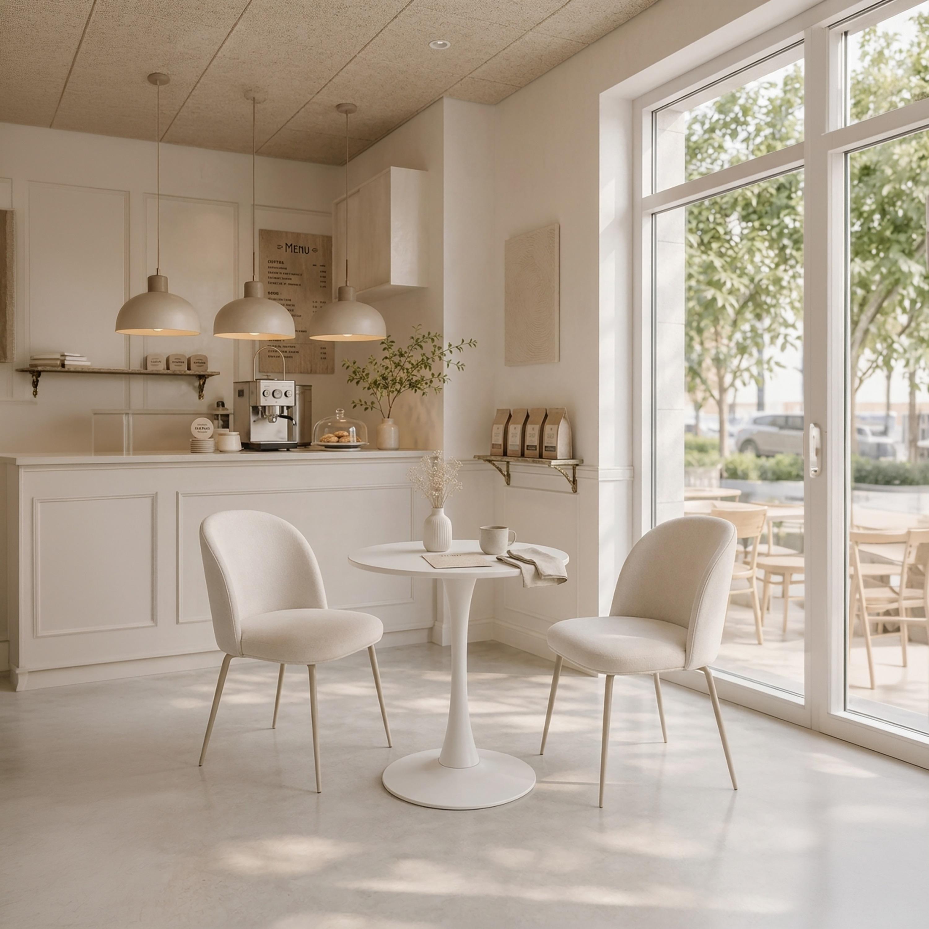 Maria Homes Wooden Pedestal Table-furniture-livingroom-sideandendtables-image-2