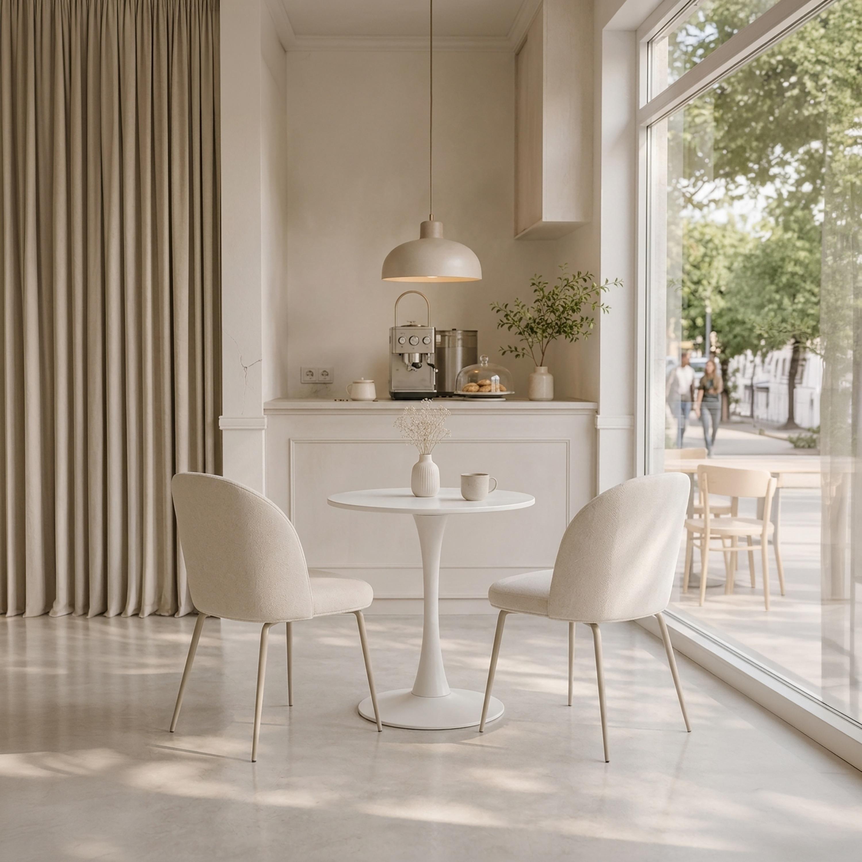 Maria Homes Wooden Pedestal Table-furniture-livingroom-sideandendtables-image-3