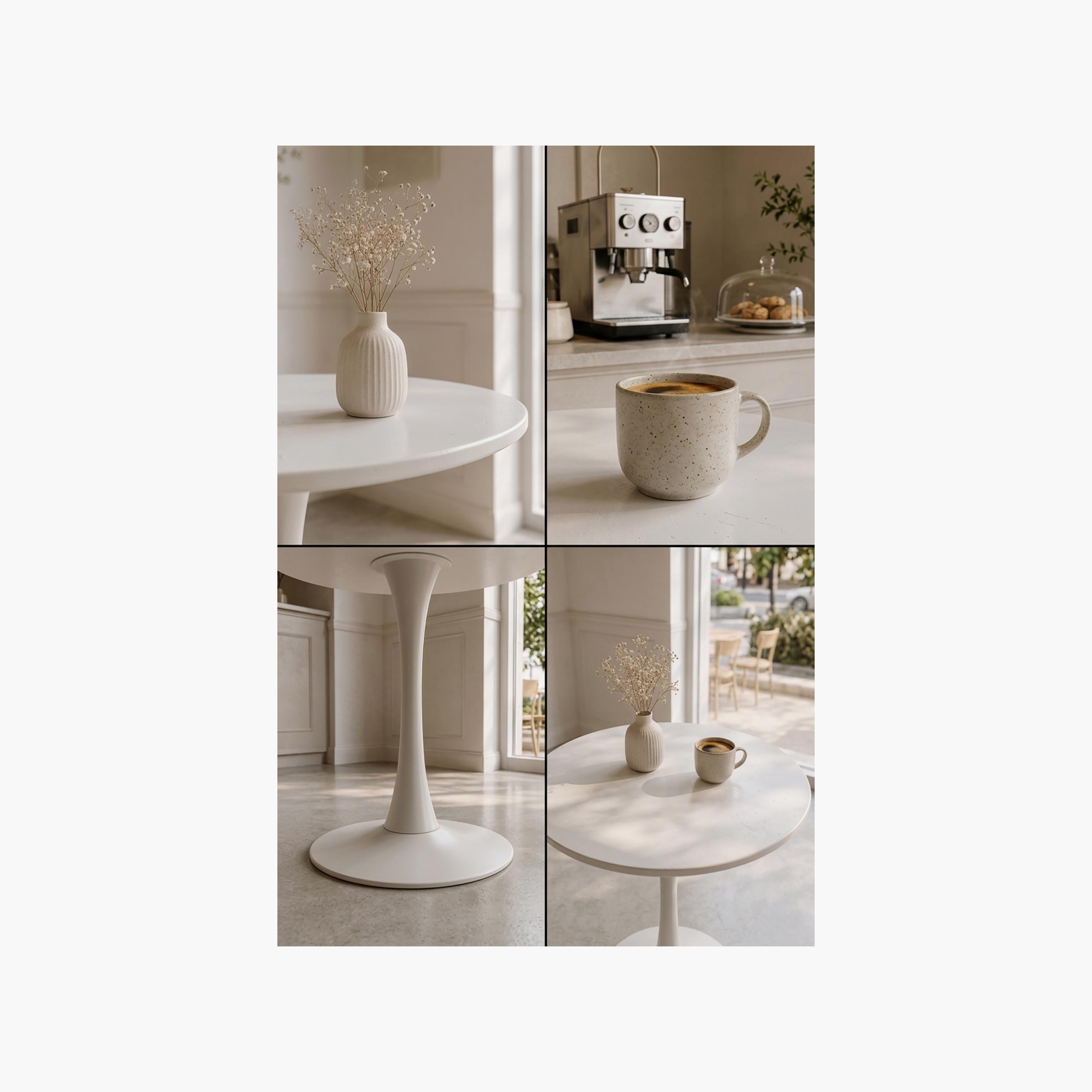 Maria Homes Wooden Pedestal Table-furniture-livingroom-sideandendtables-image-4