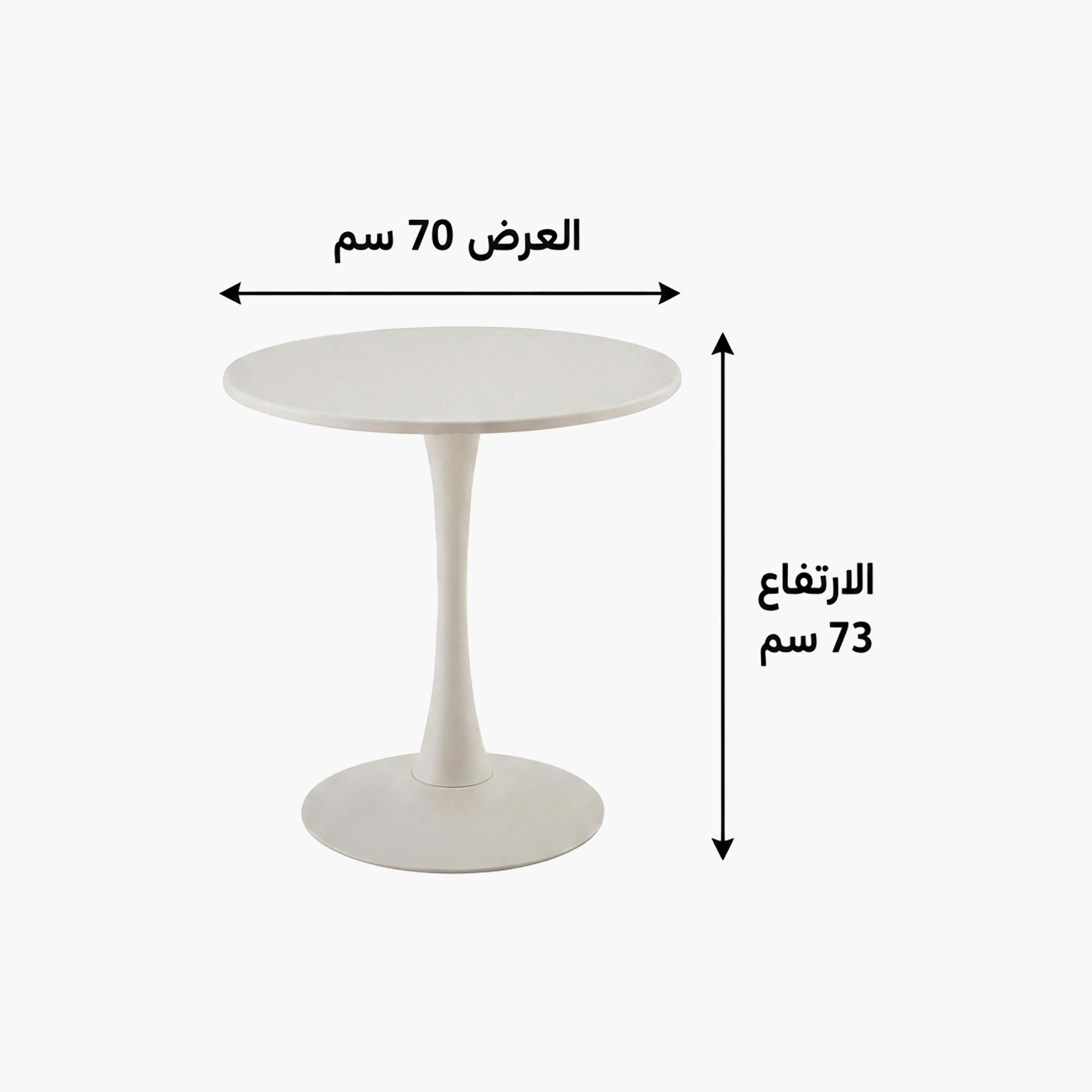 Maria Homes Wooden Pedestal Table-furniture-livingroom-sideandendtables-image-5