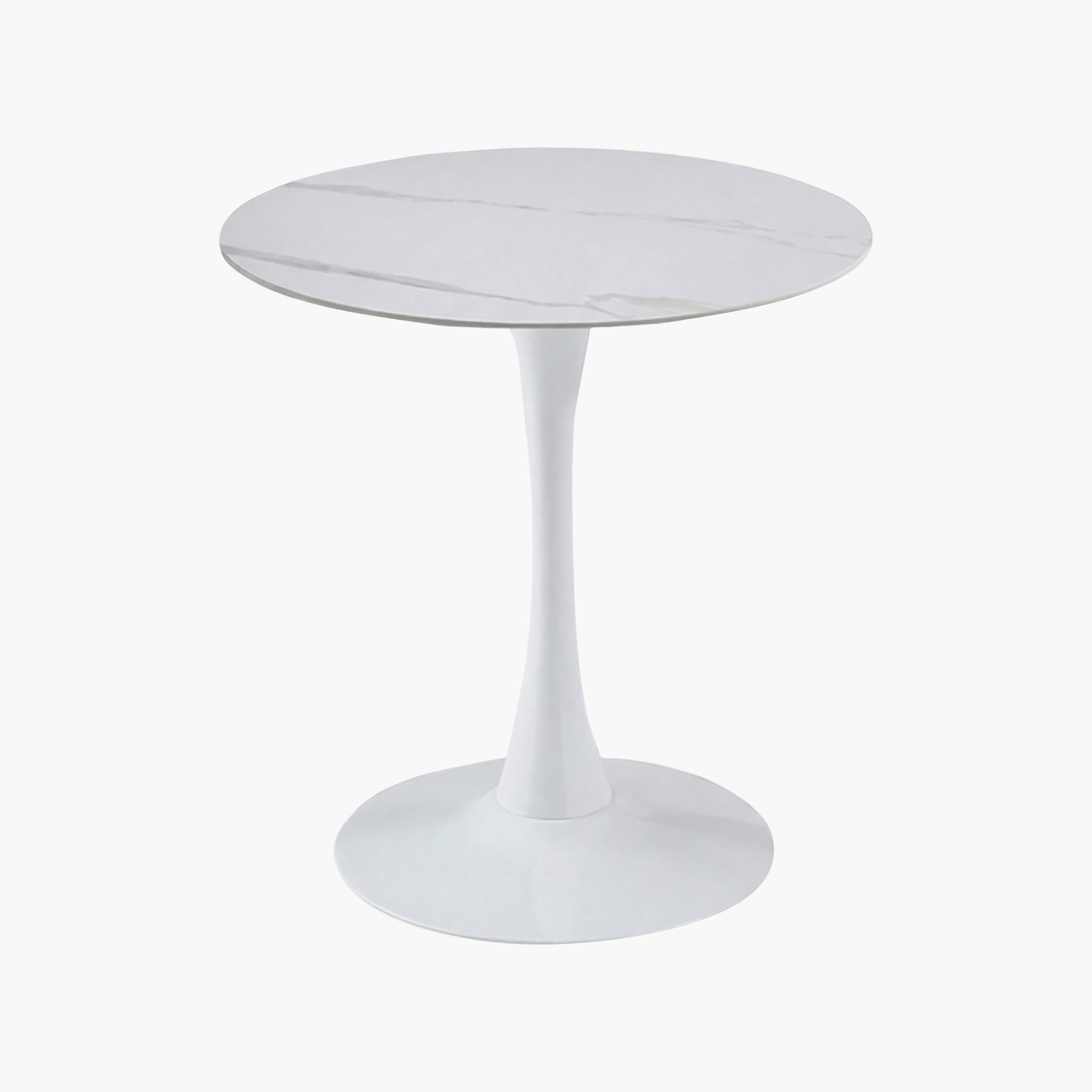 Maria Homes Marble Pedestal Dining Table-furniture-diningroom-barfurniture-image-1