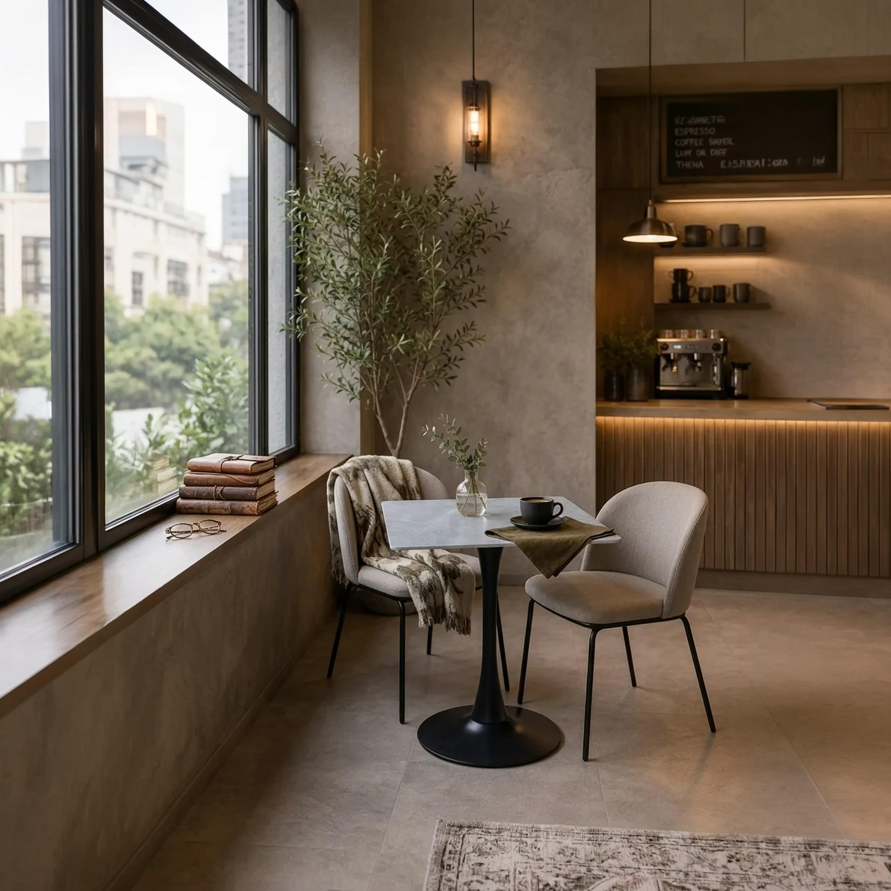 طاولة طعام برخام بقاعدة عمودية من ماريا هومز-furniture-diningroom-barfurniture-image-3