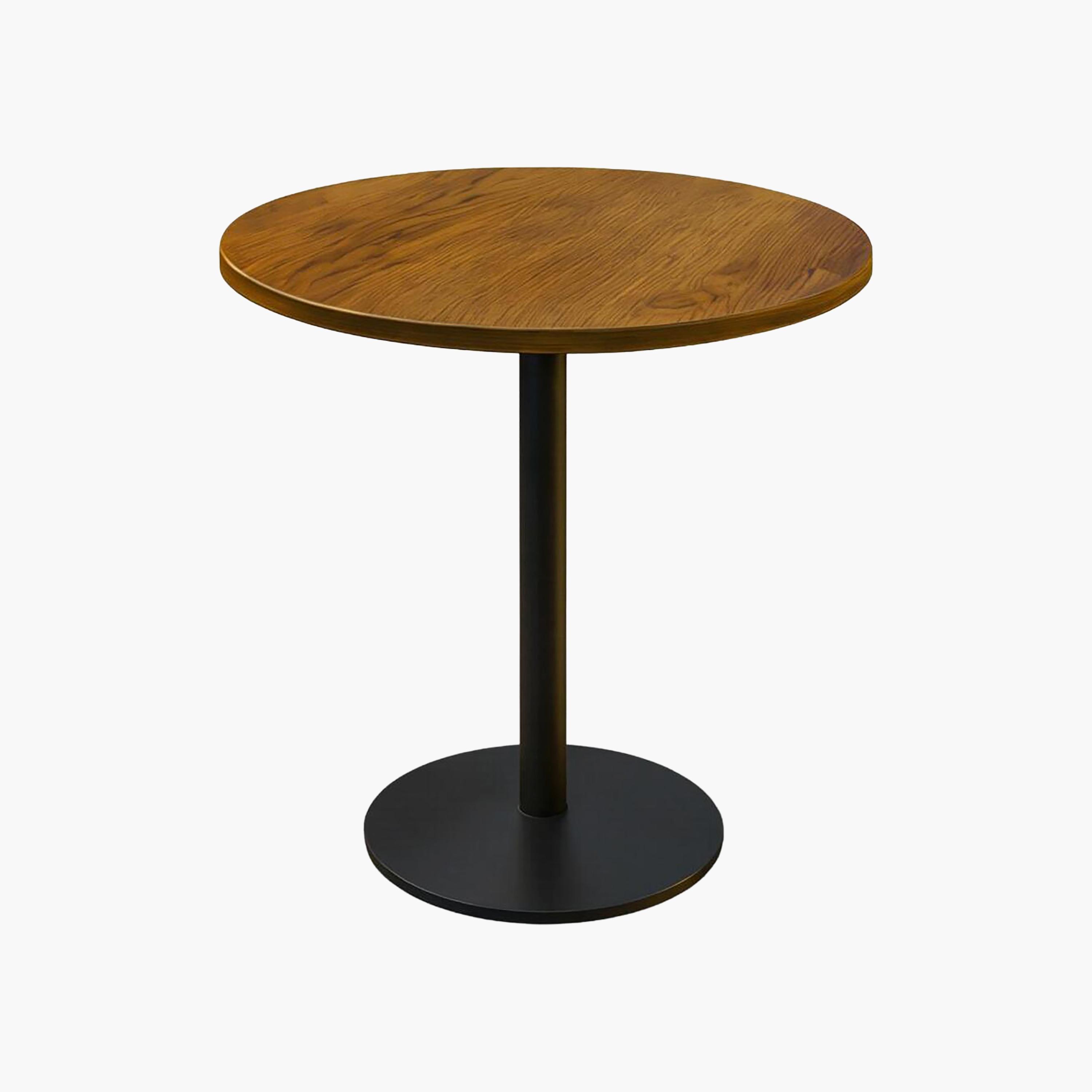 Maria Homes Wooden Pedestal Table-furniture-livingroom-sideandendtables-image-1