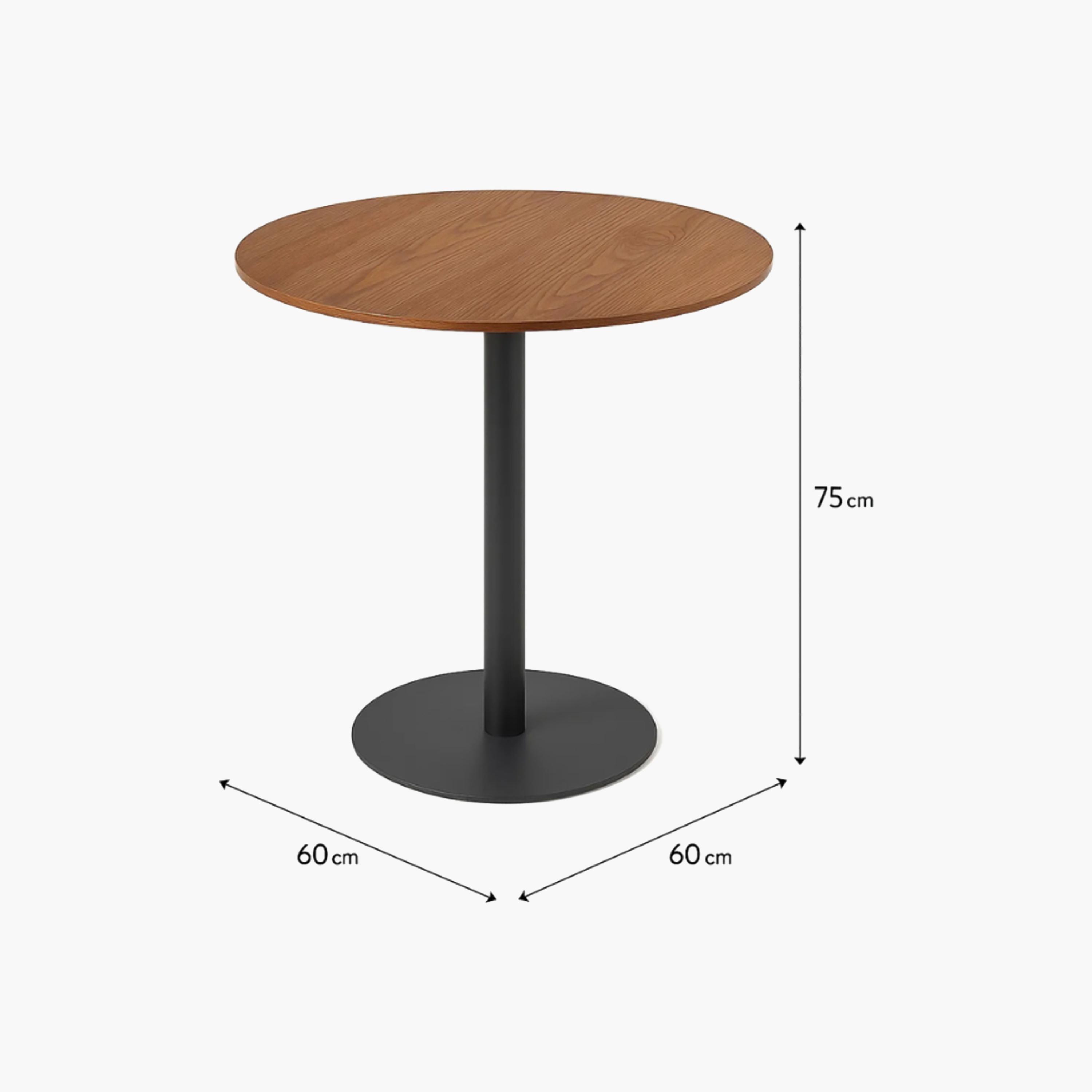Maria Homes Wooden Pedestal Table-furniture-livingroom-sideandendtables-image-6