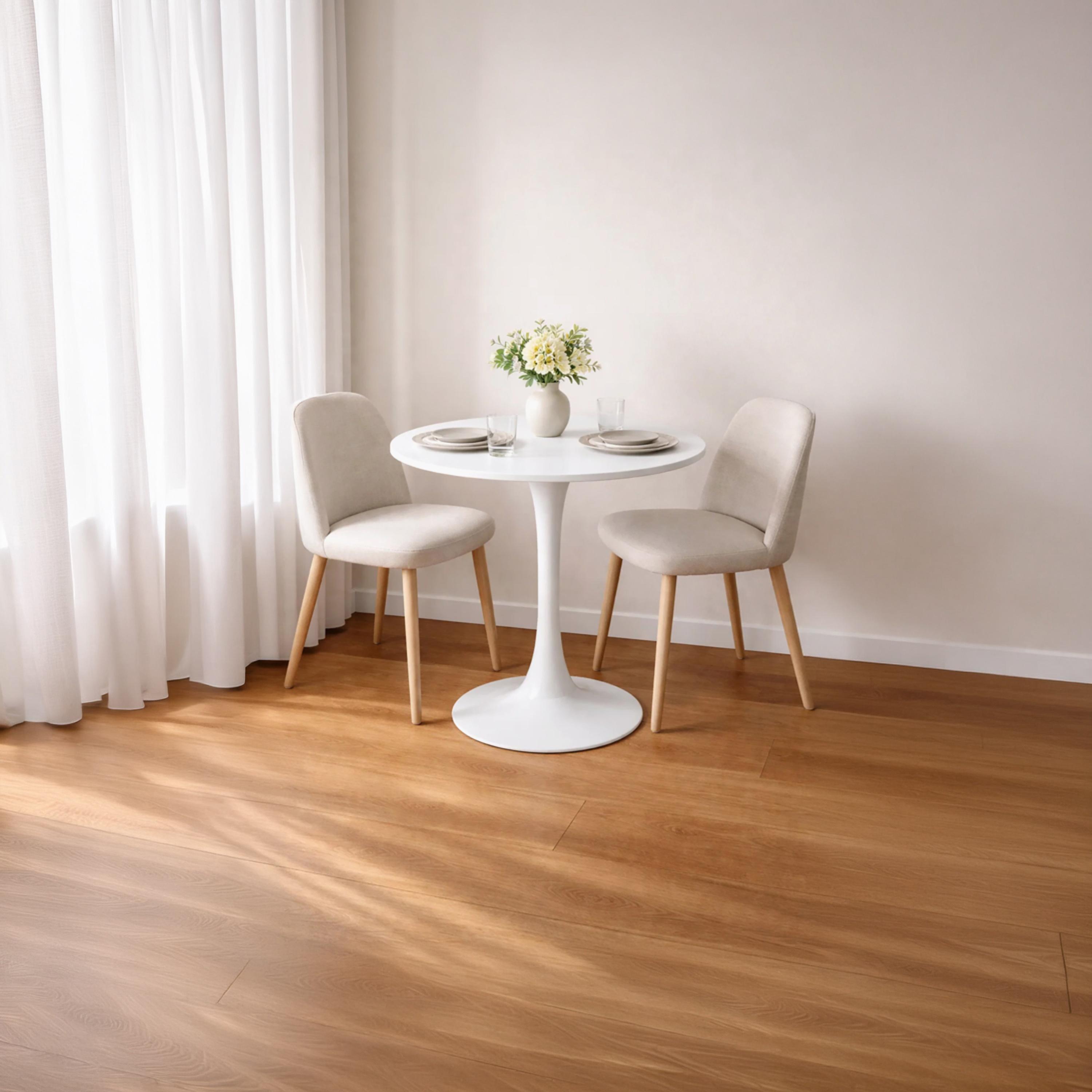Maria Homes Wooden Pedestal Dining Table-furniture-diningroom-barfurniture-image-3