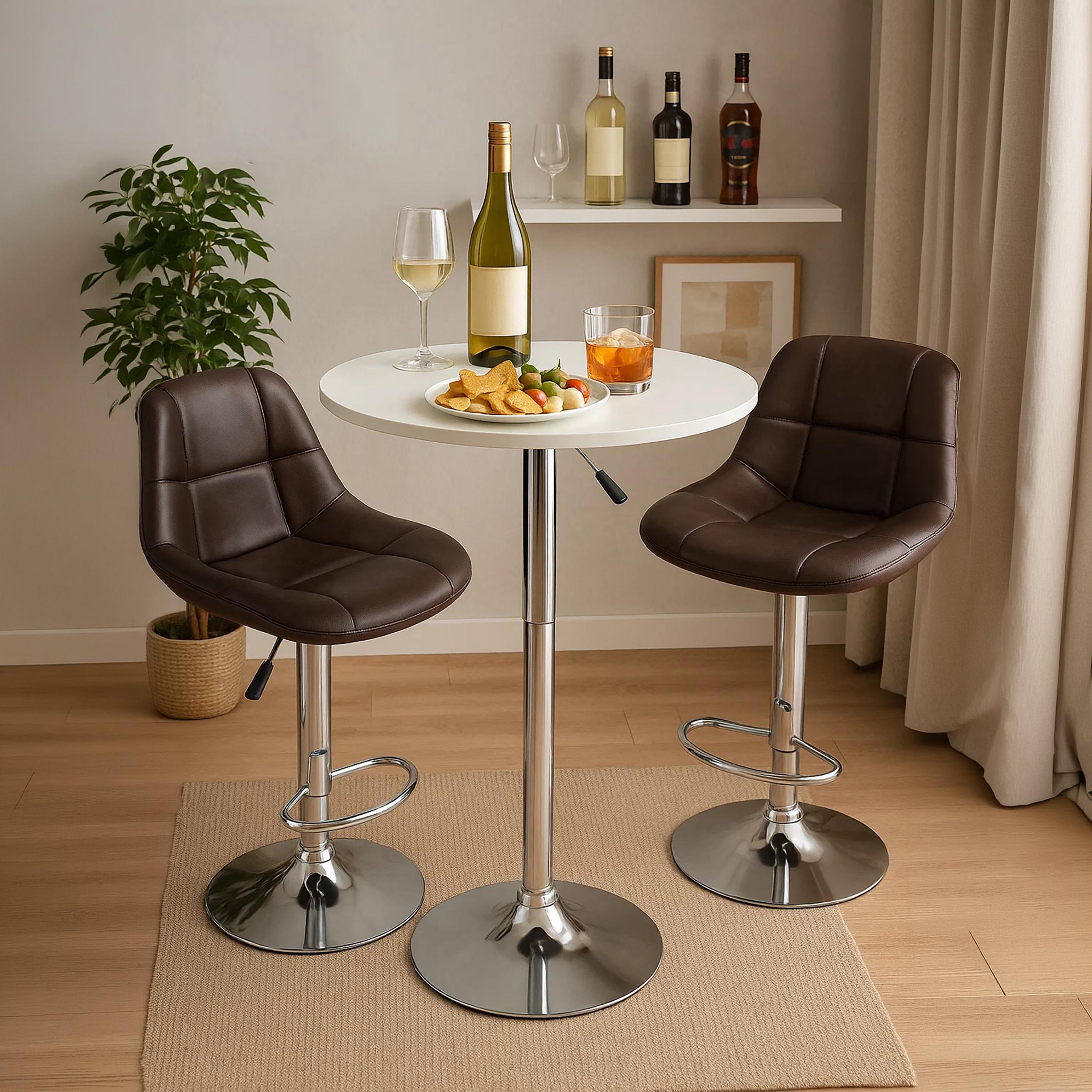 طاولة بار خشبية بقاعدة عمودية من ماريا هومز-furniture-diningroom-barfurniture-image-3