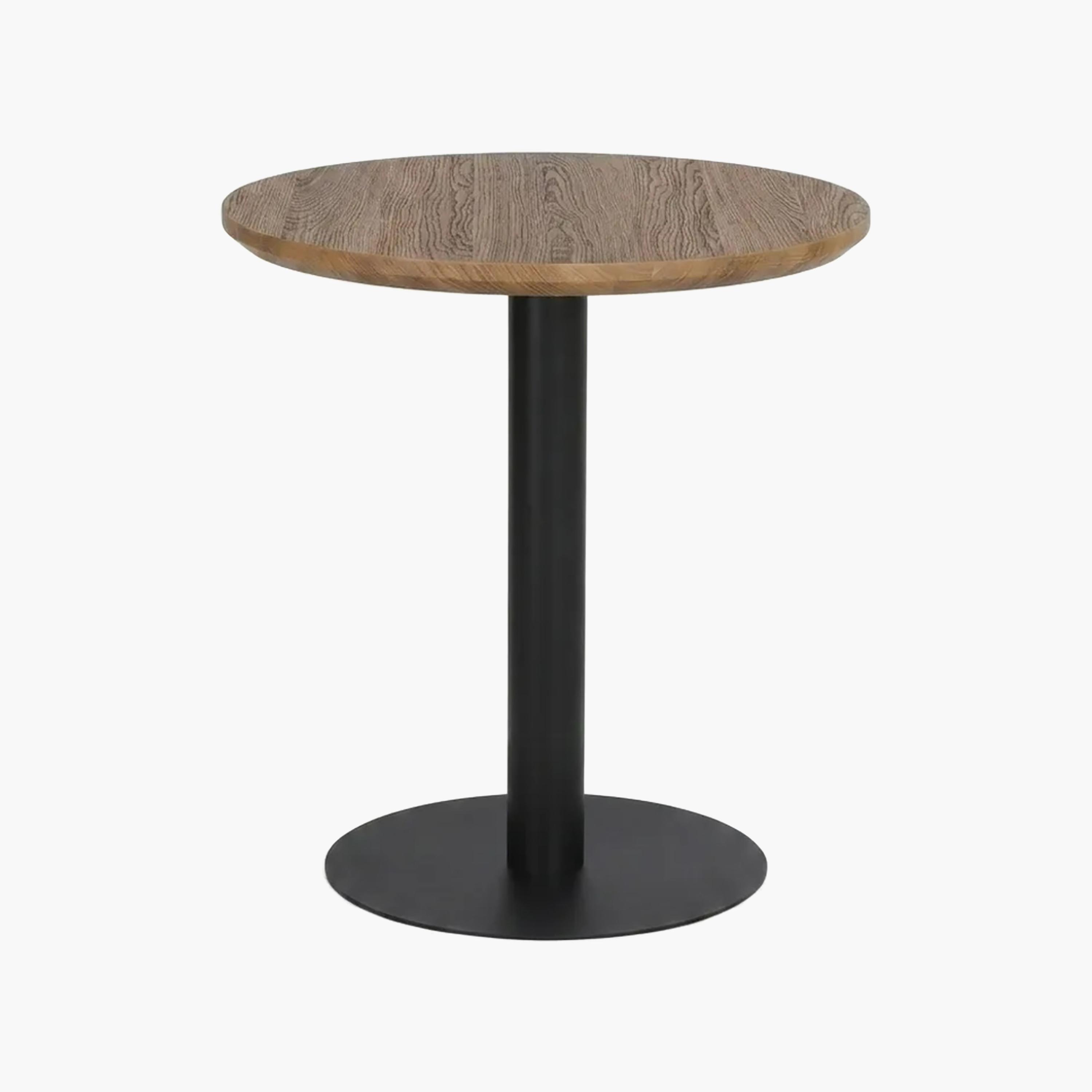 Maria Homes Wooden Pedestal Table-furniture-livingroom-sideandendtables-image-1