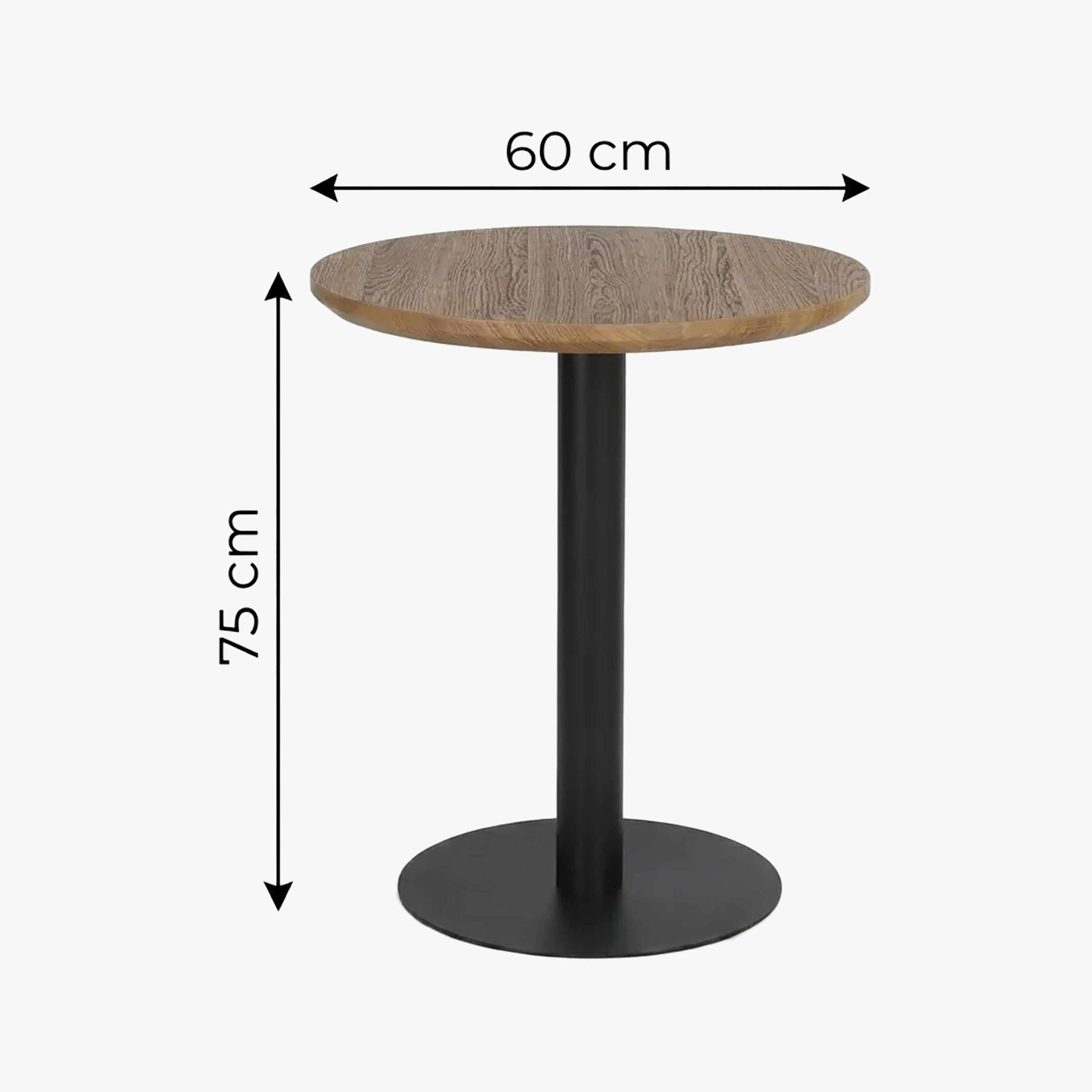 Maria Homes Wooden Pedestal Table-furniture-livingroom-sideandendtables-image-5