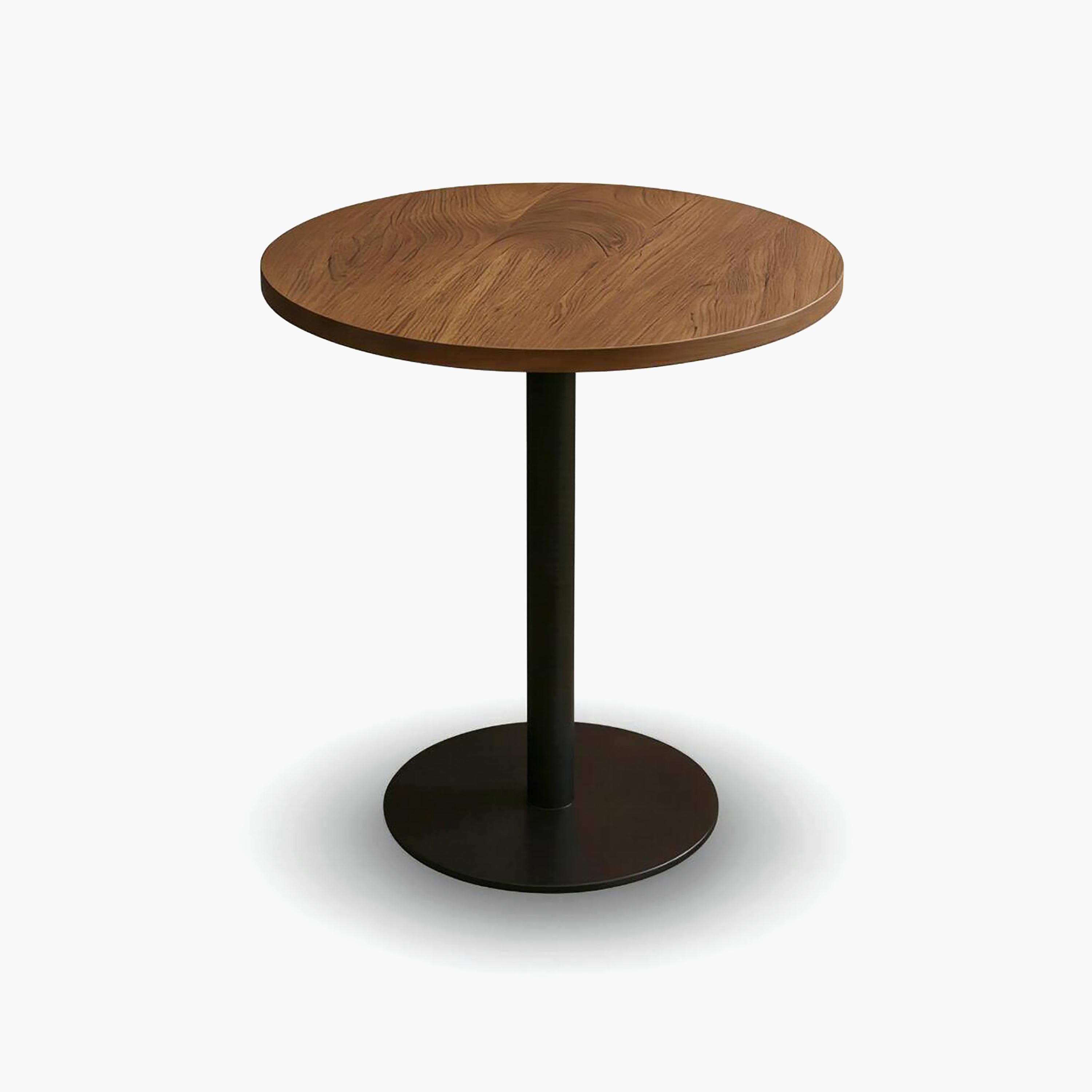 Maria Homes Wooden Pedestal Table-furniture-livingroom-sideandendtables-image-1