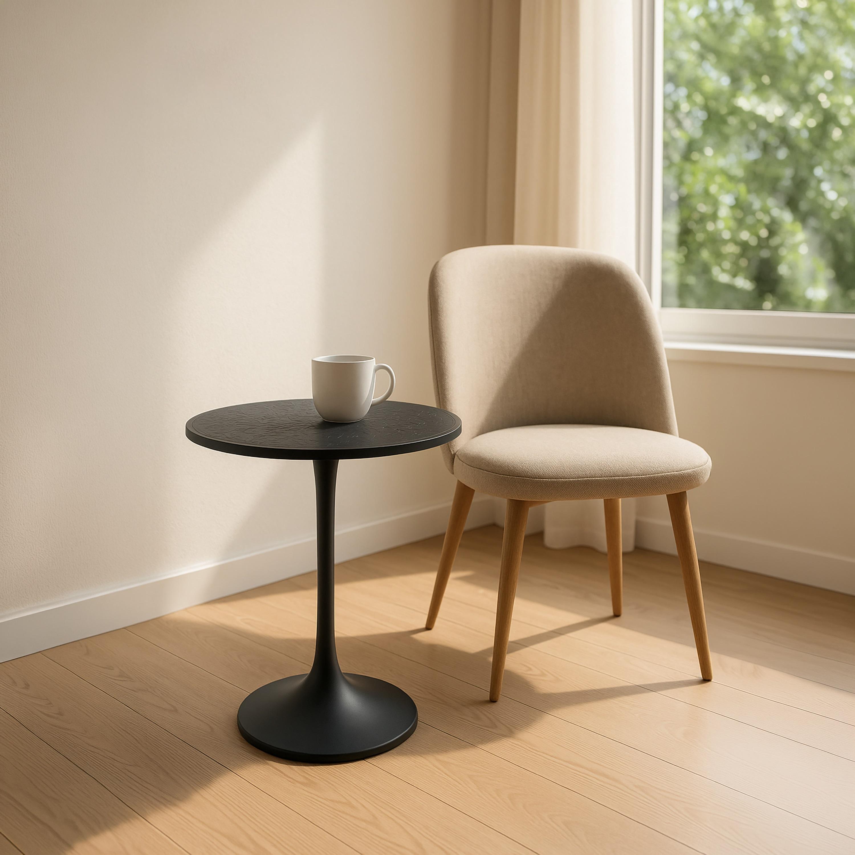 طاولة قهوة معدنية من ماريا هومز 40×40×55 سم-furniture-livingroom-coffeetables-image-2