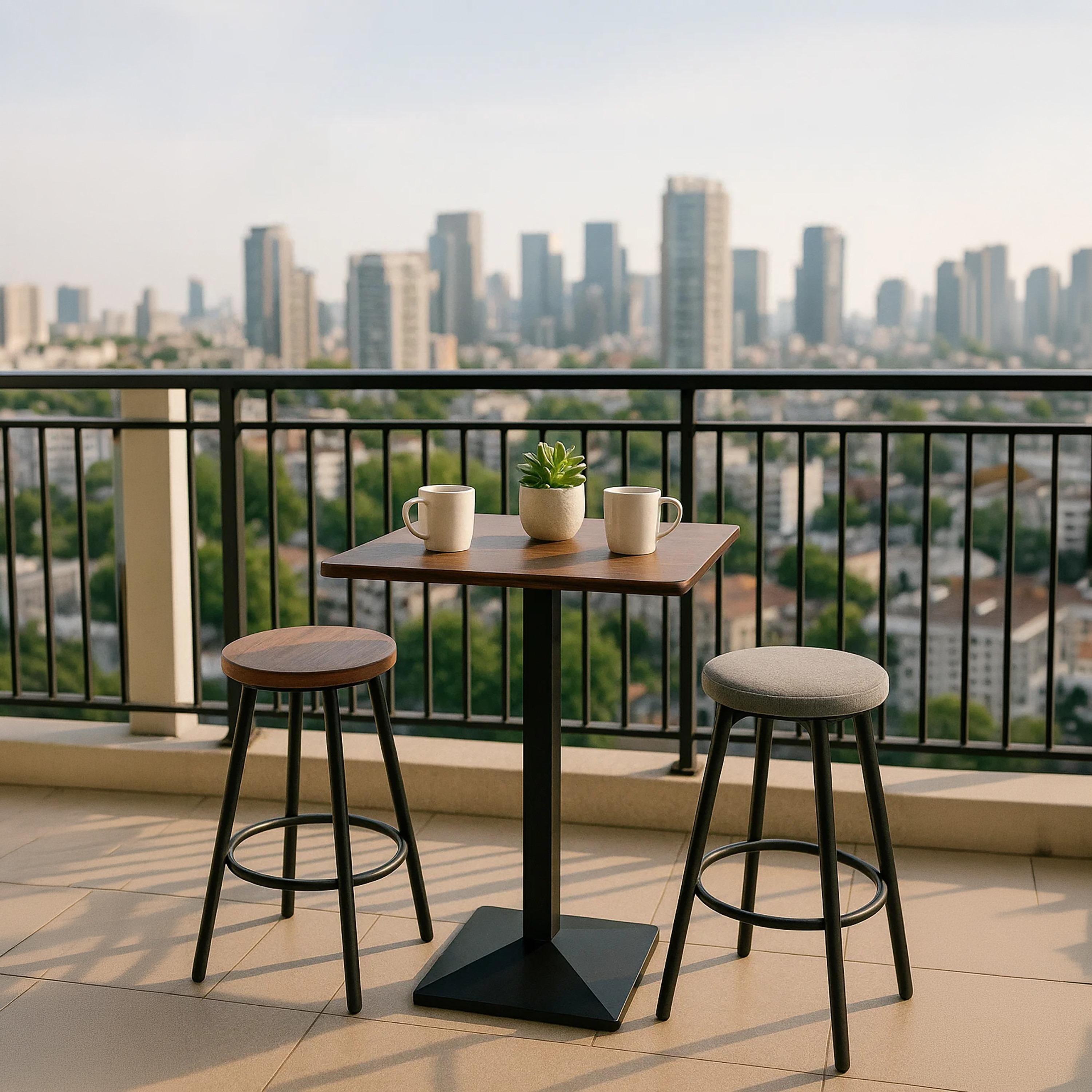 طاولة سفرة خشبية بقاعدة عمودية من ماريا هومز-furniture-diningroom-barfurniture-image-2