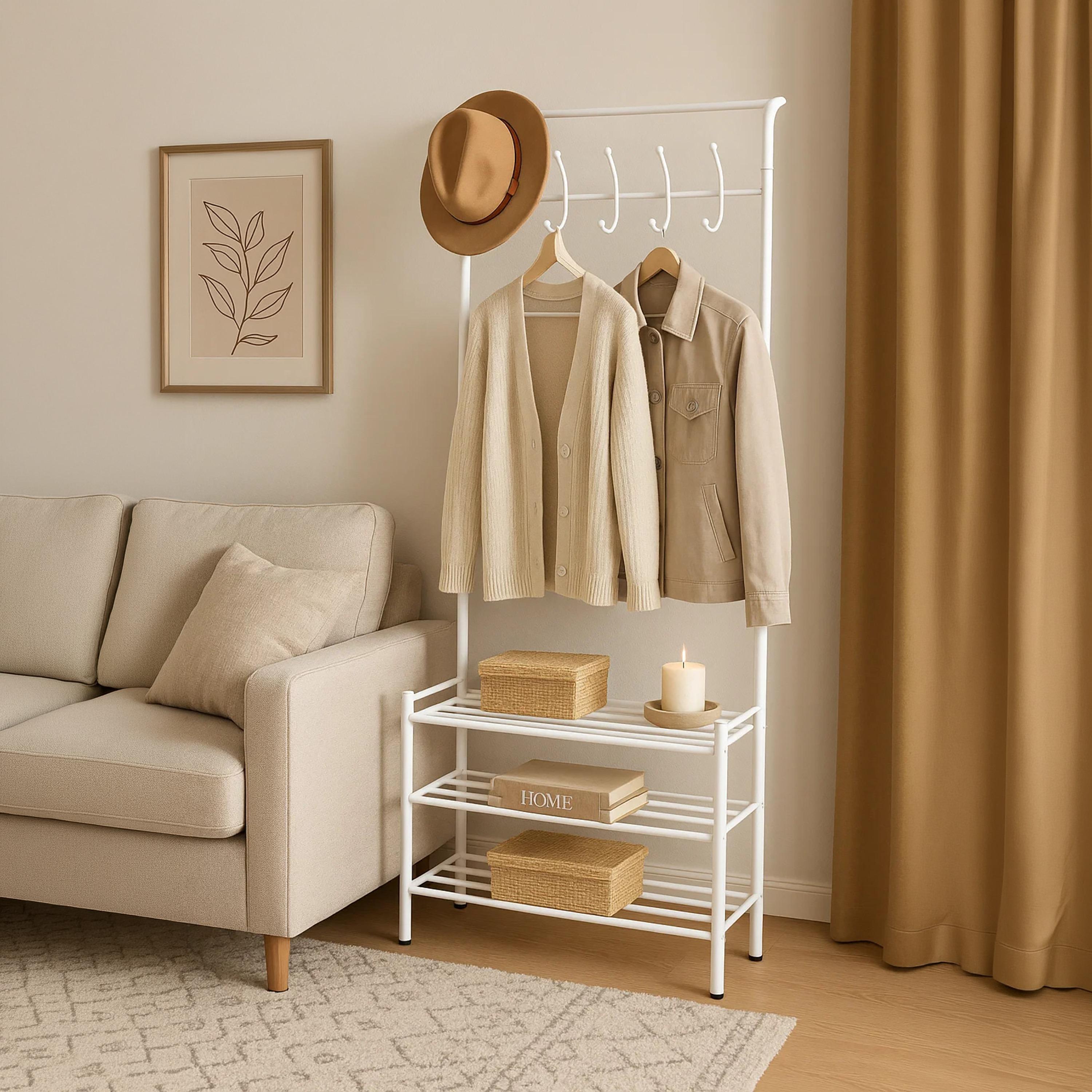 رف معدني بـ 3 طبقات من ماريا هومز-furniture-livingroom-shoeracks-image-2