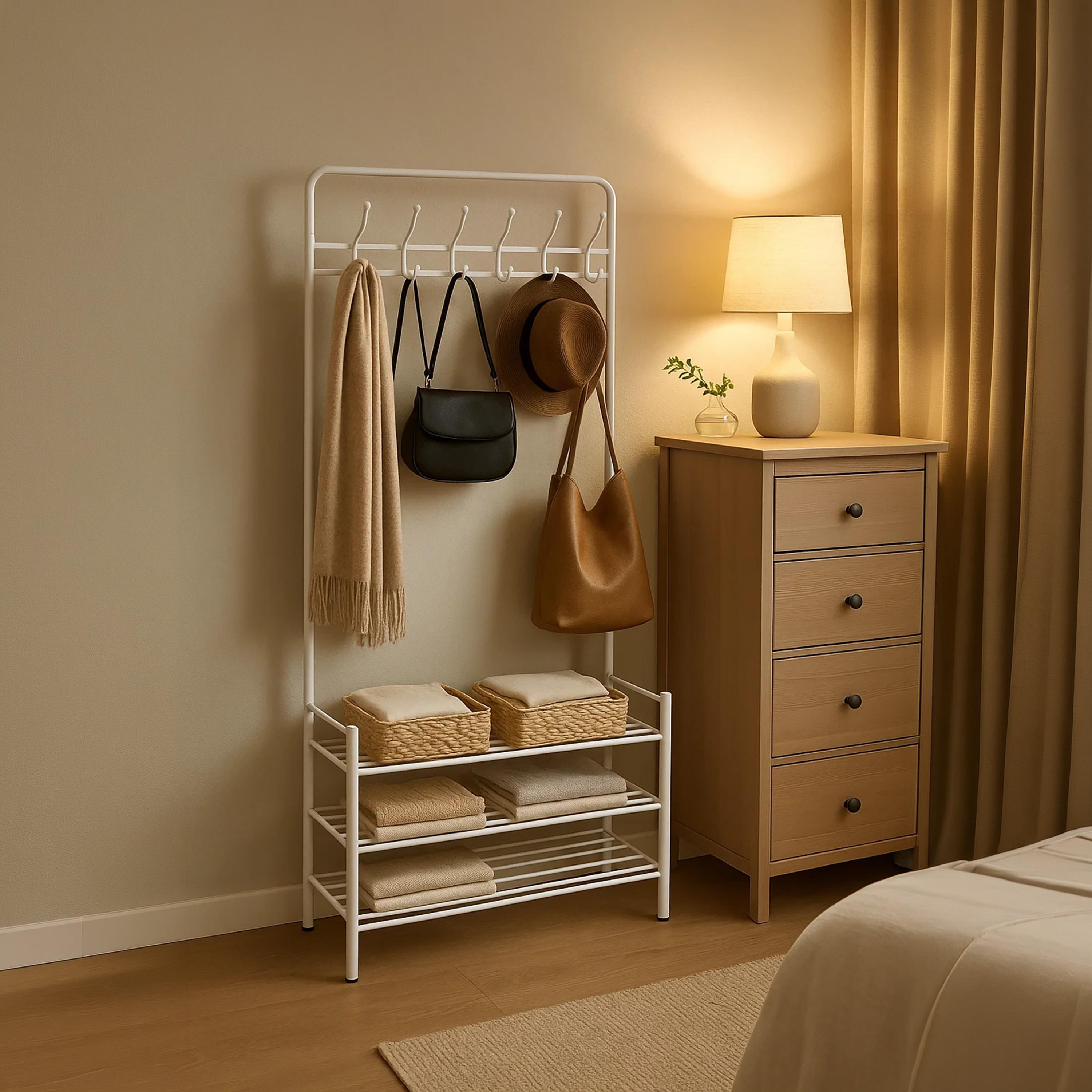 رف معدني بـ 3 طبقات من ماريا هومز-furniture-livingroom-shoeracks-image-3