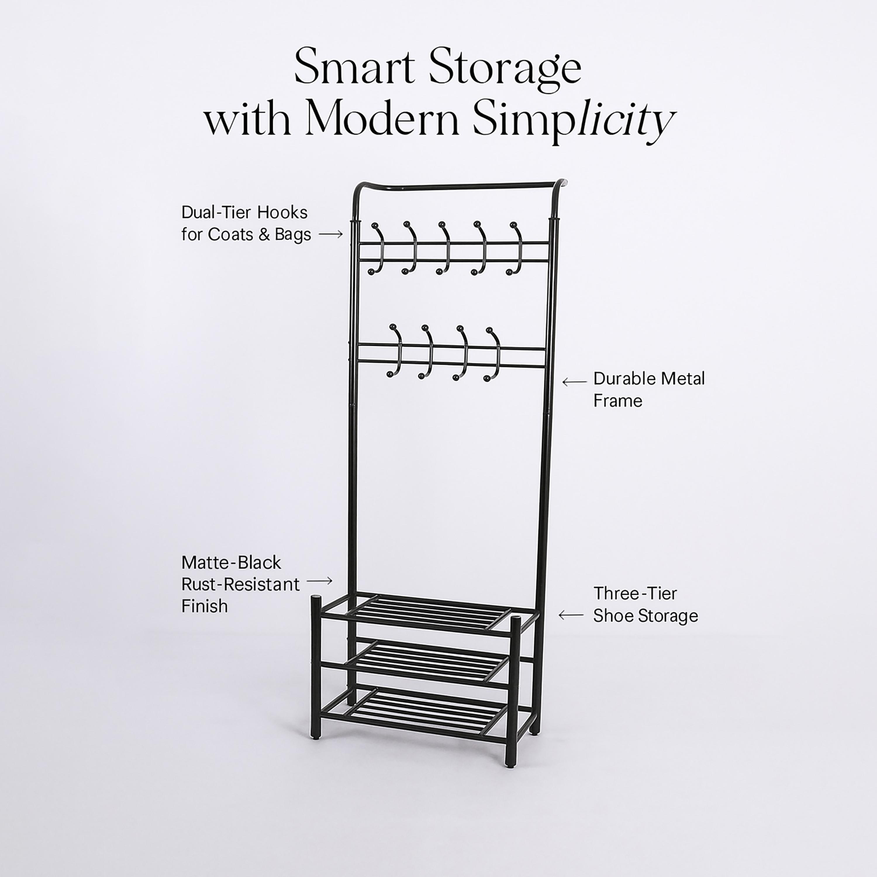 رف معدني بـ 3 طبقات من ماريا هومز-furniture-livingroom-shoeracks-image-5