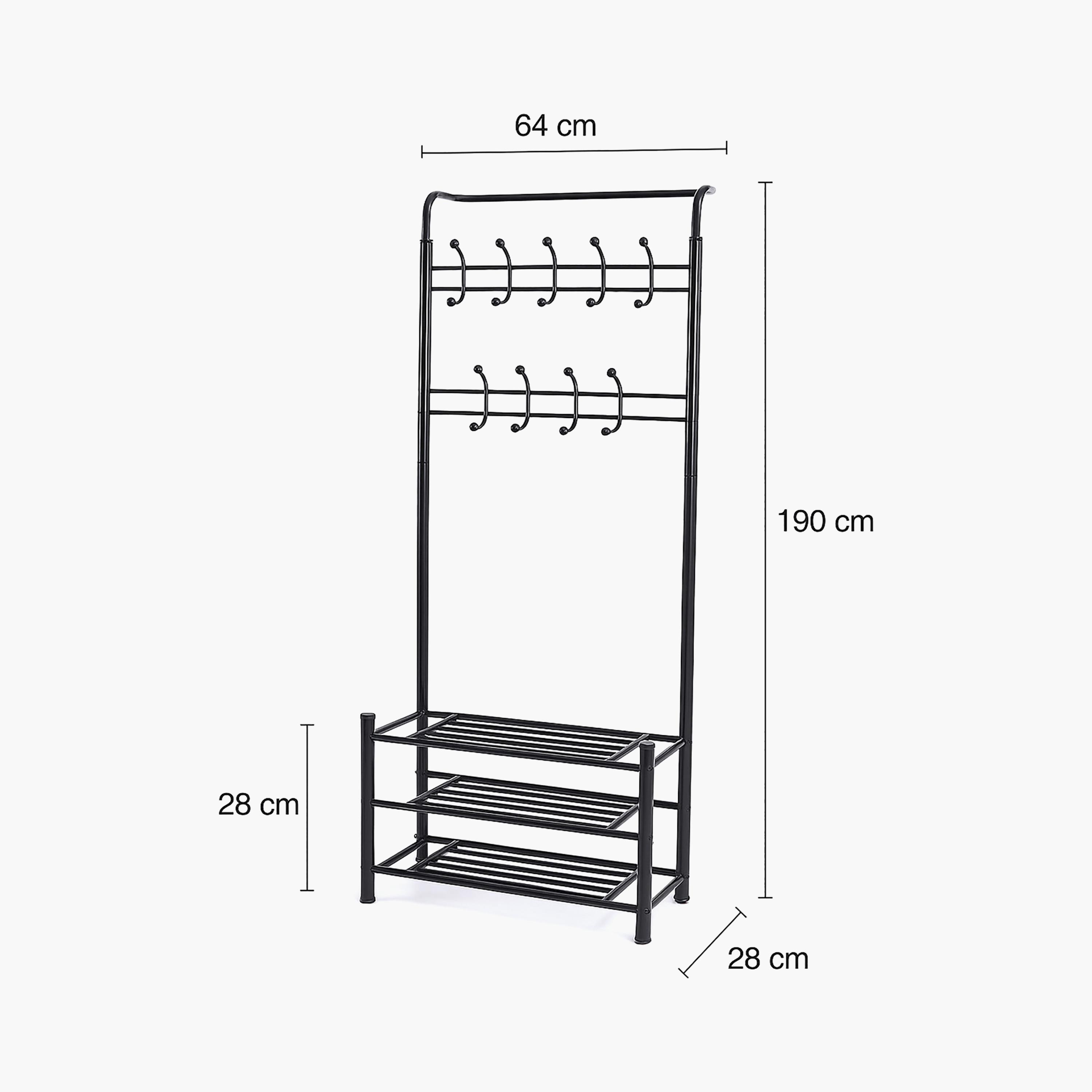 رف معدني بـ 3 طبقات من ماريا هومز-furniture-livingroom-shoeracks-image-7