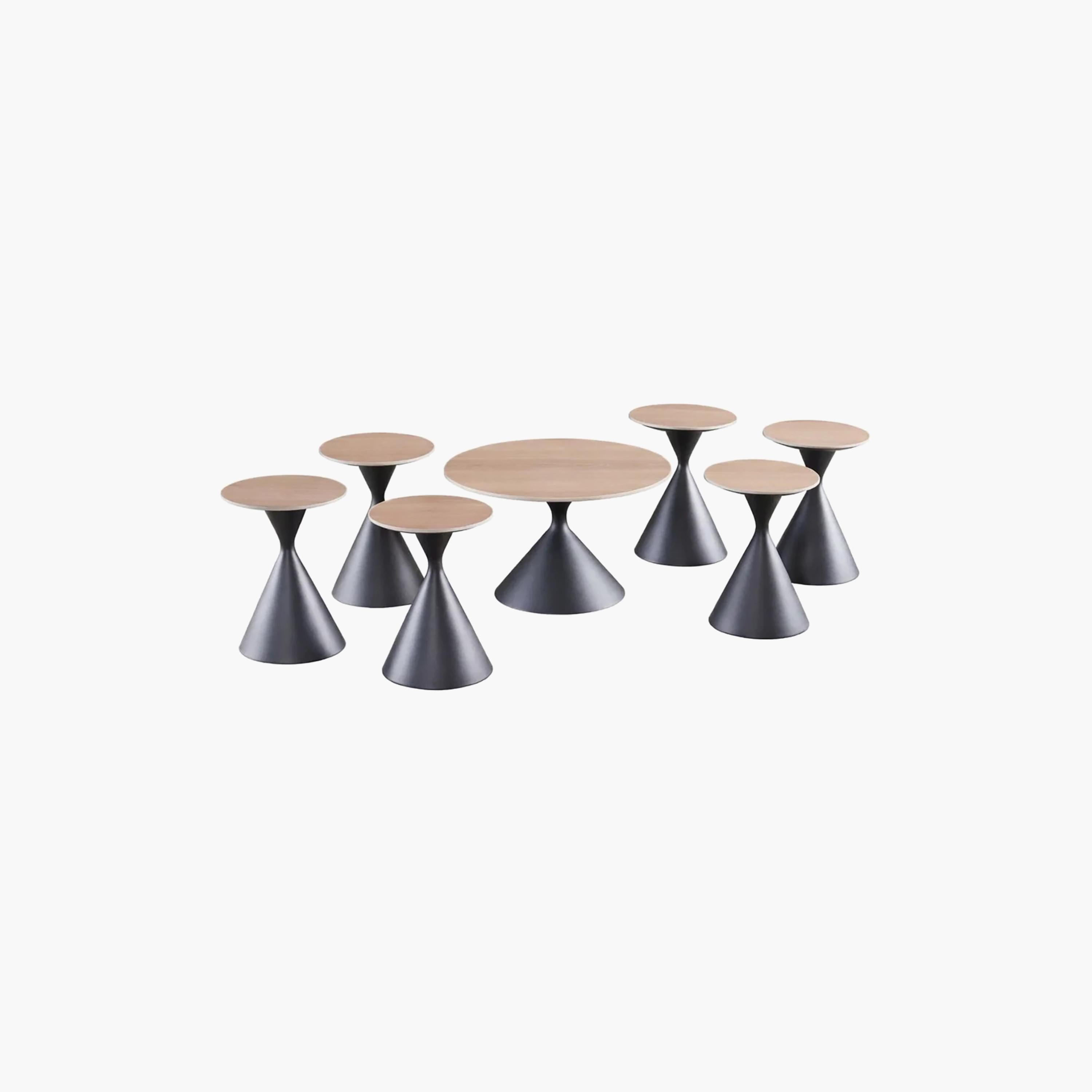طاولة وسط وجانبية خشبية من ماريا هومز - طقم من 7 قطع-furniture-livingroom-coffeetables-image-3