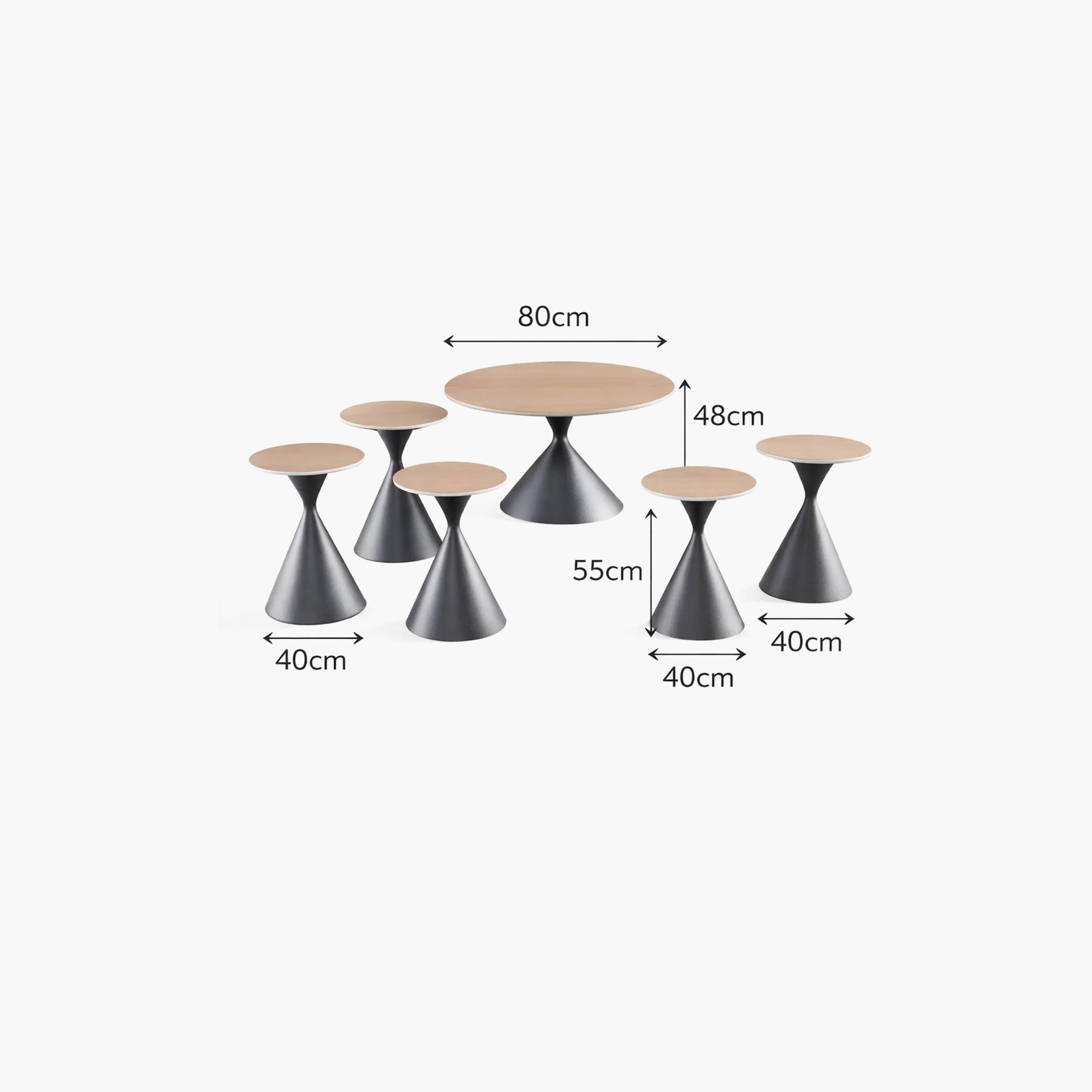 طاولة وسط وجانبية خشبية من ماريا هومز - طقم من 7 قطع-furniture-livingroom-coffeetables-image-5