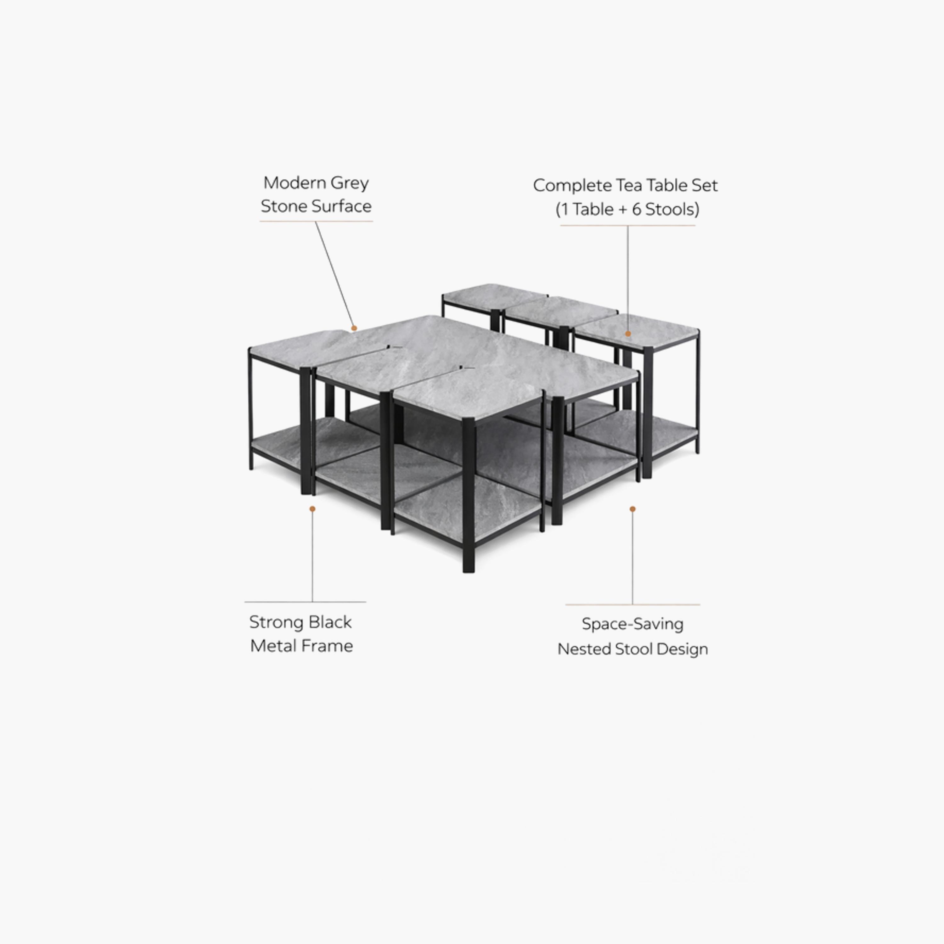 طاولة وسط وجانبية خشبية من ماريا هومز - طقم من 7 قطع-furniture-livingroom-coffeetables-image-4