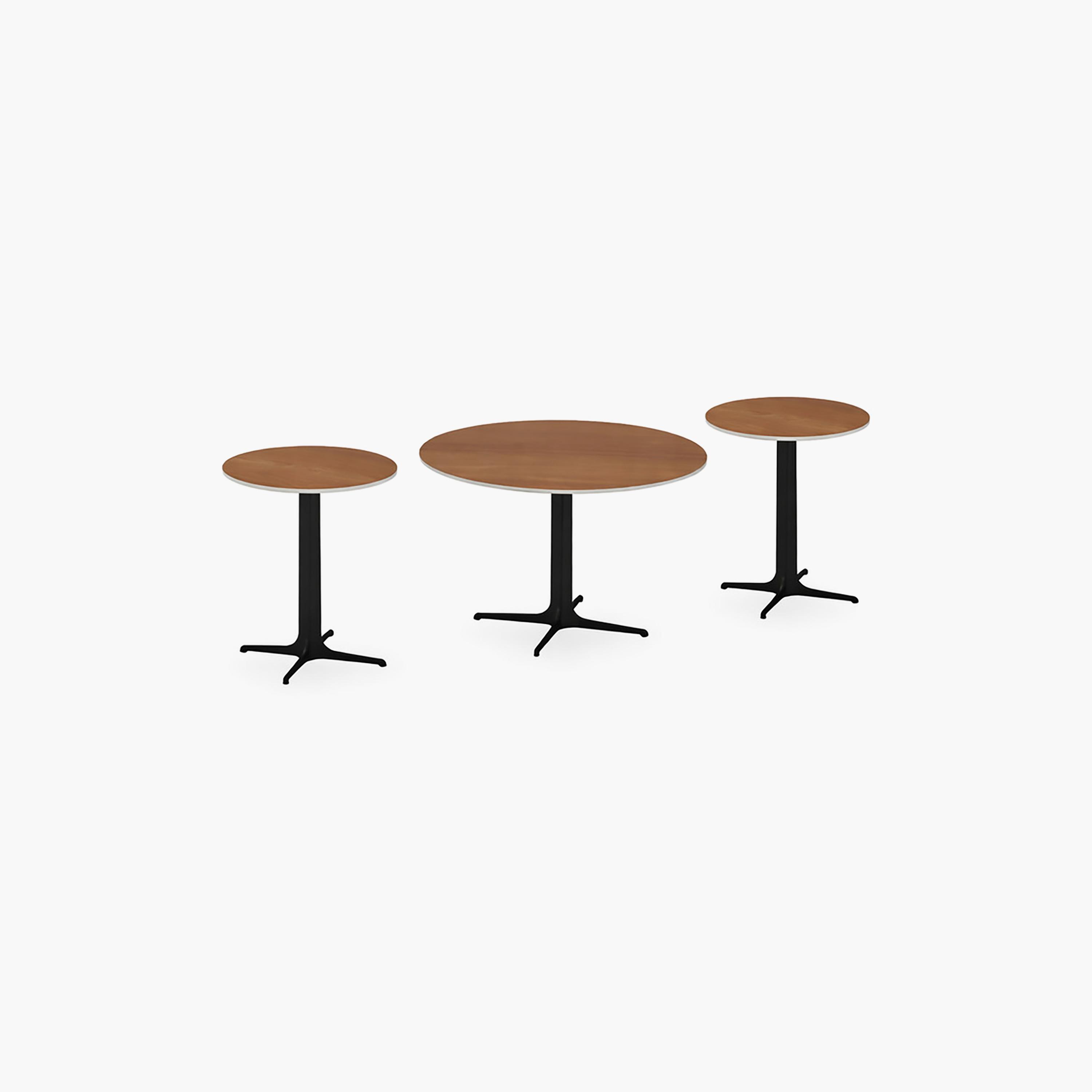 طقم طاولة سيراميك وسط وجانبية 80×80×48 سم / 45×45×55 سم - 3 قطع من ماريا هومز-furniture-livingroom-coffeetables-image-4