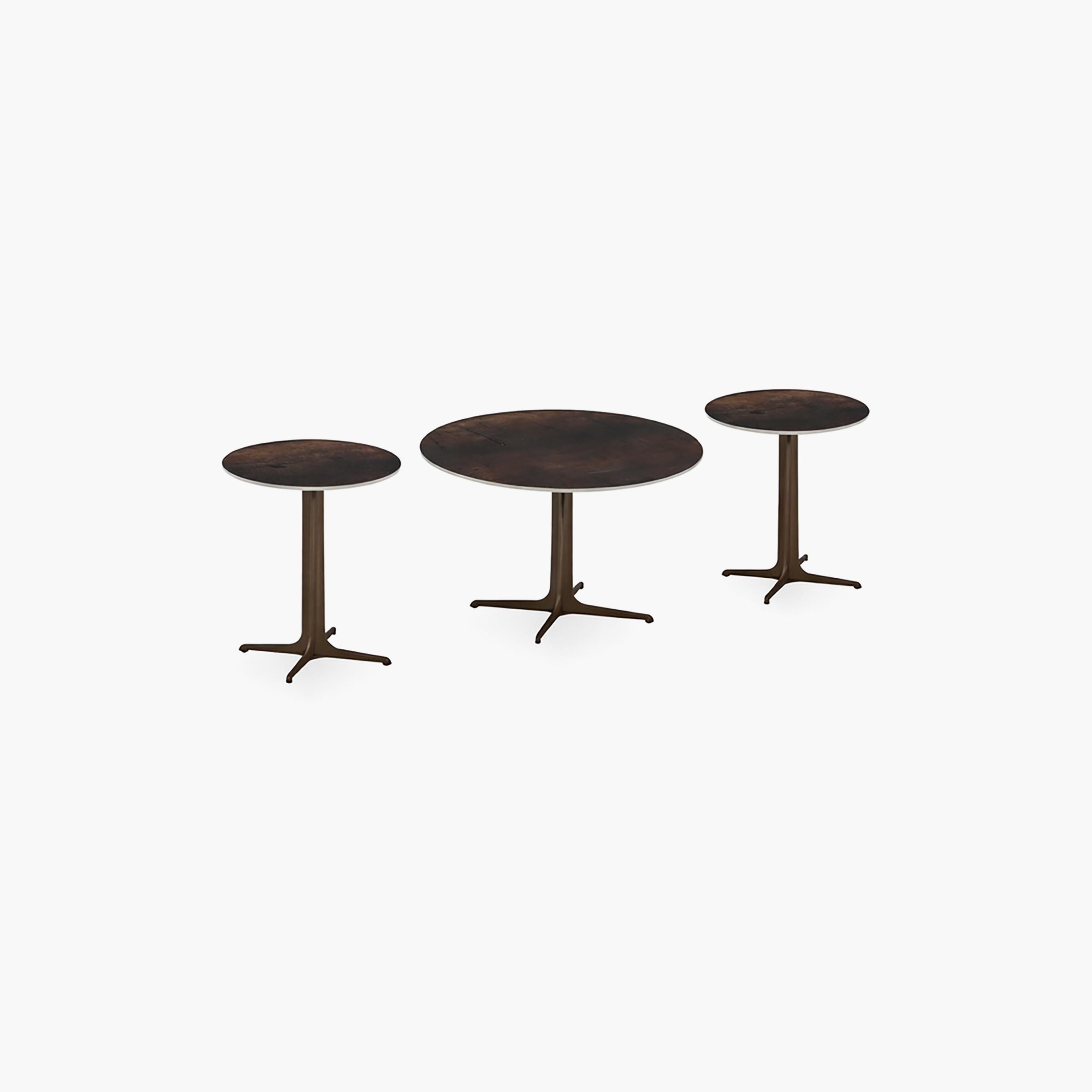 طقم طاولة سيراميك وسط وجانبية 80×80×48 سم / 45×45×55 سم - 3 قطع من ماريا هومز-furniture-livingroom-coffeetables-image-4