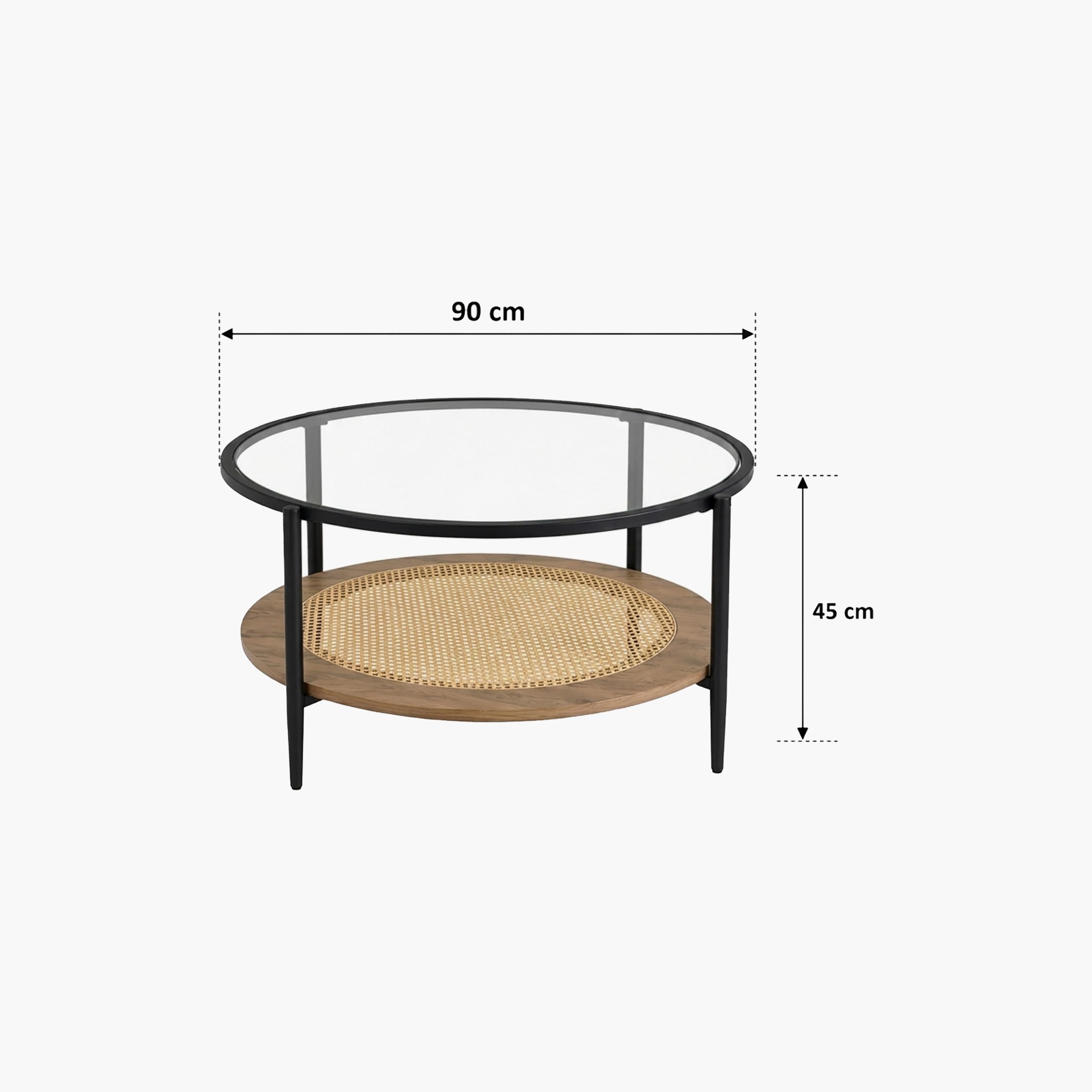 طاولة زجاجية متداخلة من ماريا هومز - طقم 5 قطع-furniture-livingroom-coffeetables-image-5
