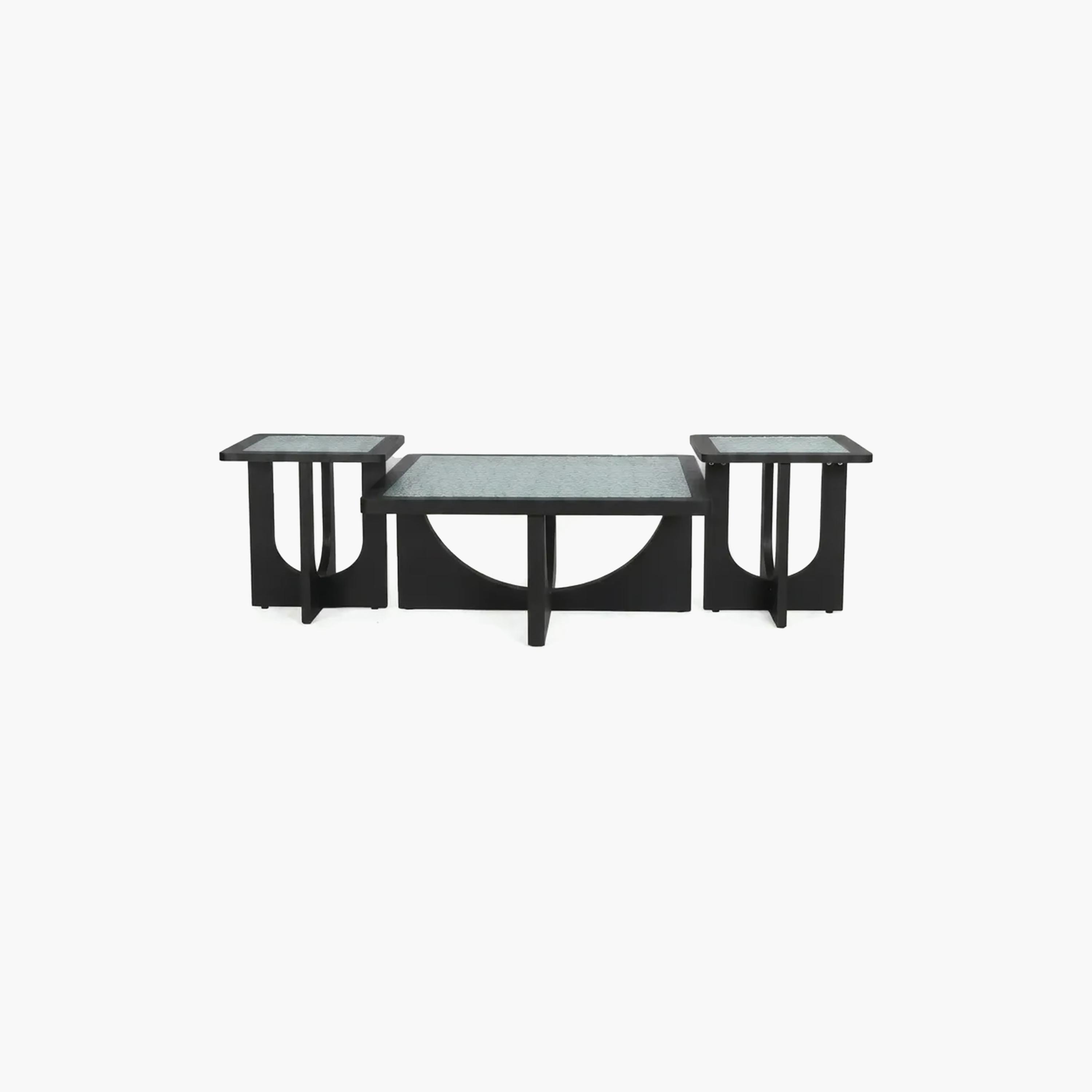 Maria Homes Glass Centre & Side Table - Set of 3-furniture-livingroom-coffeetables-image-5