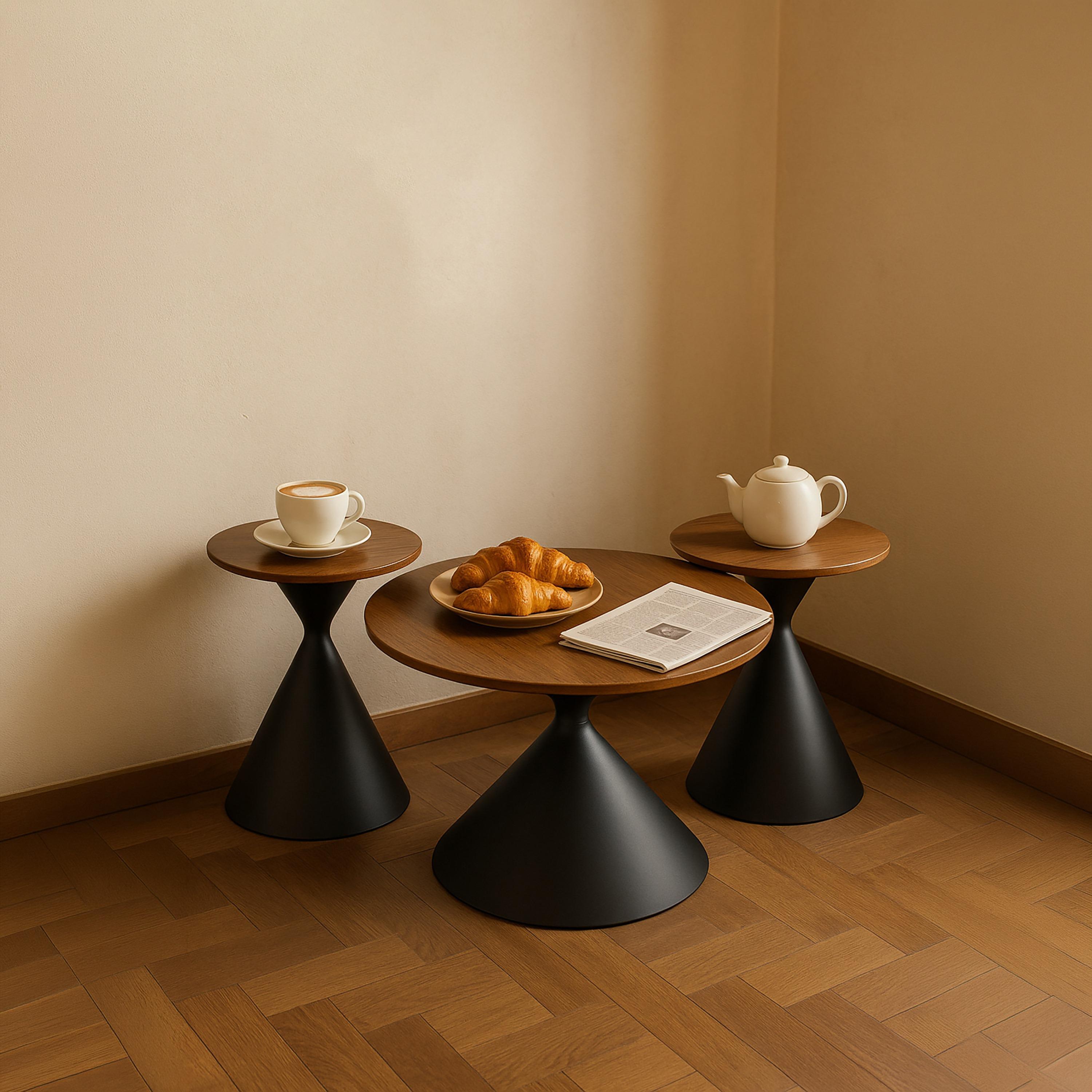 Maria Homes Wooden Centre & Side Table - Set of 3-furniture-livingroom-coffeetables-image-3