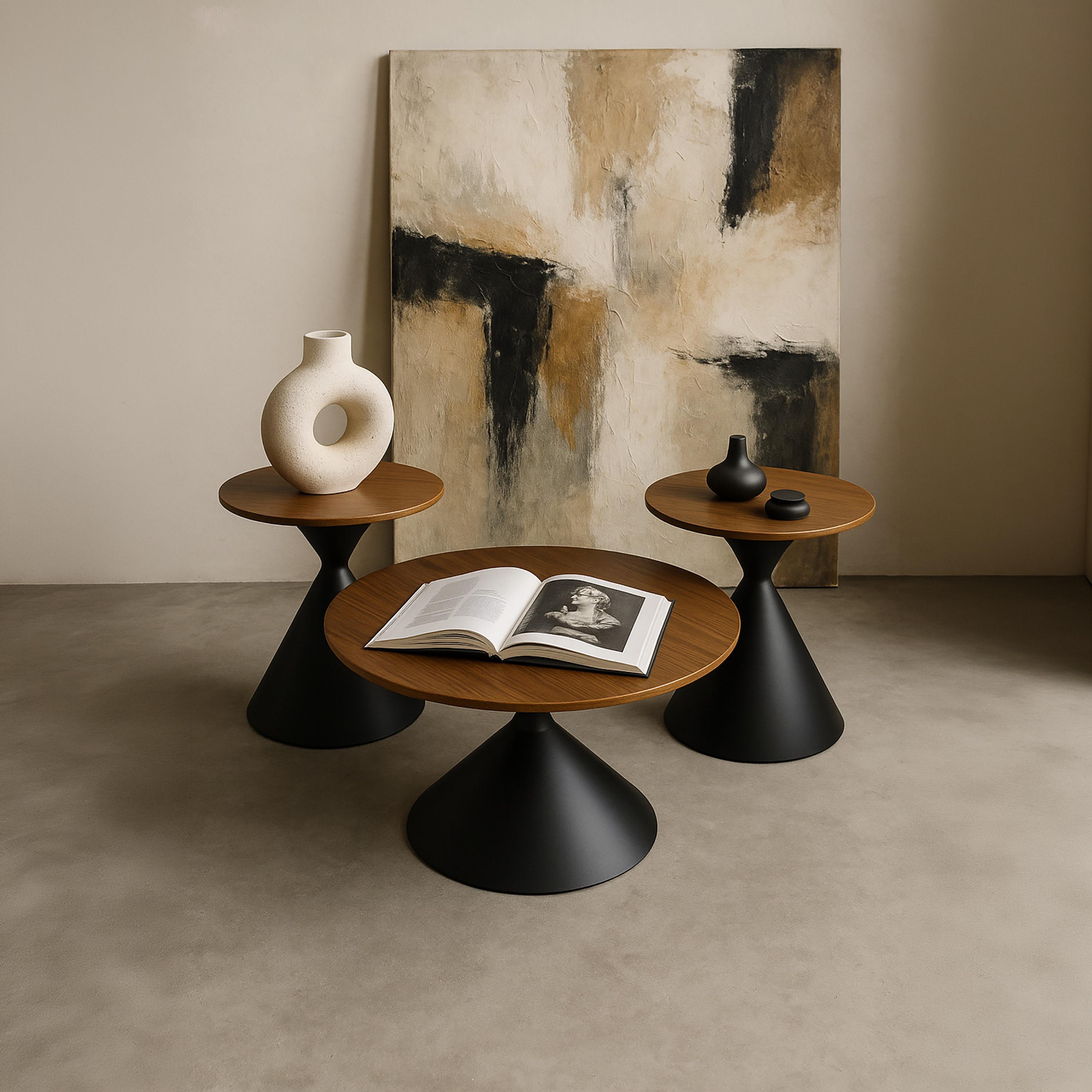 Maria Homes Wooden Centre & Side Table - Set of 3-furniture-livingroom-coffeetables-image-4