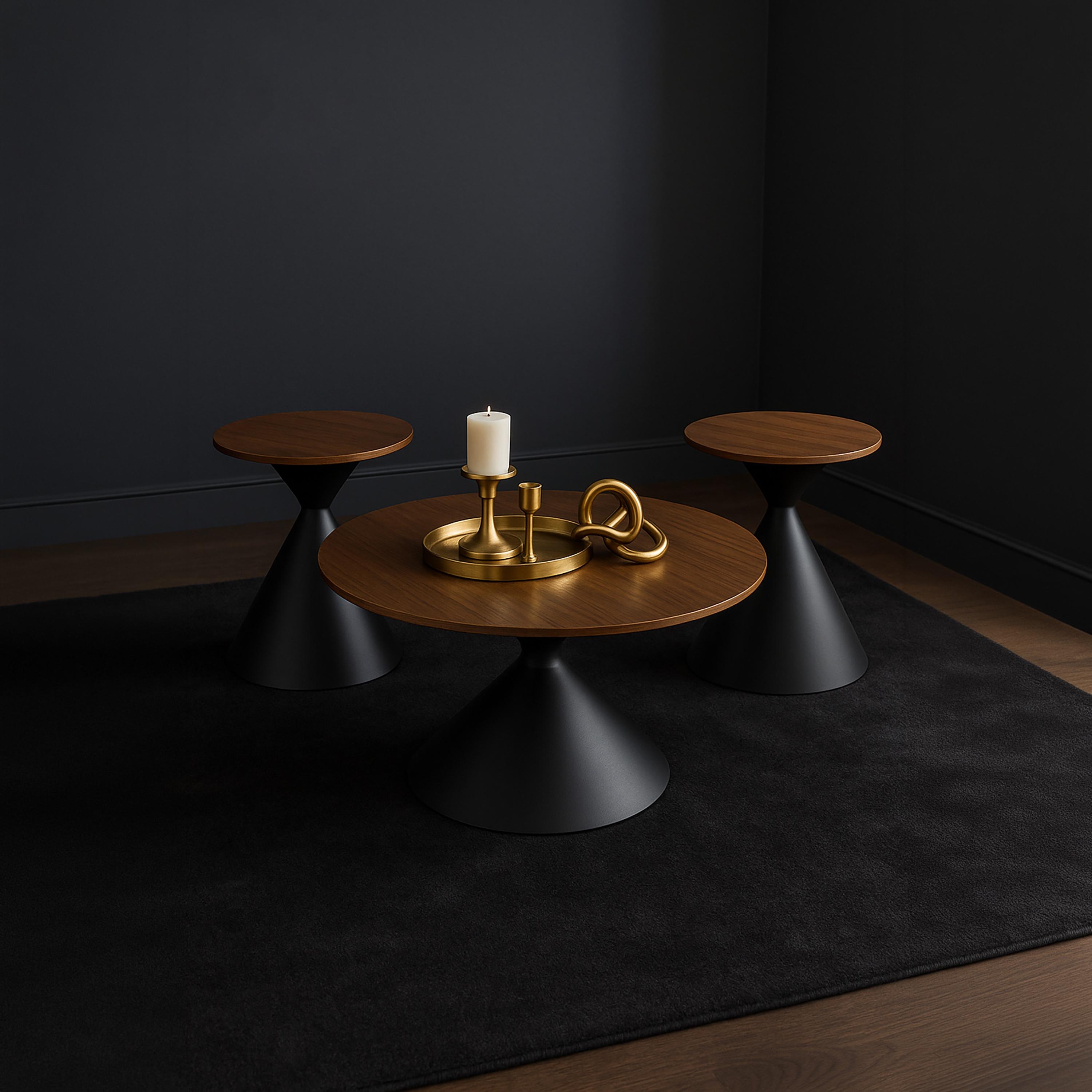 Maria Homes Wooden Centre & Side Table - Set of 3-furniture-livingroom-coffeetables-image-5