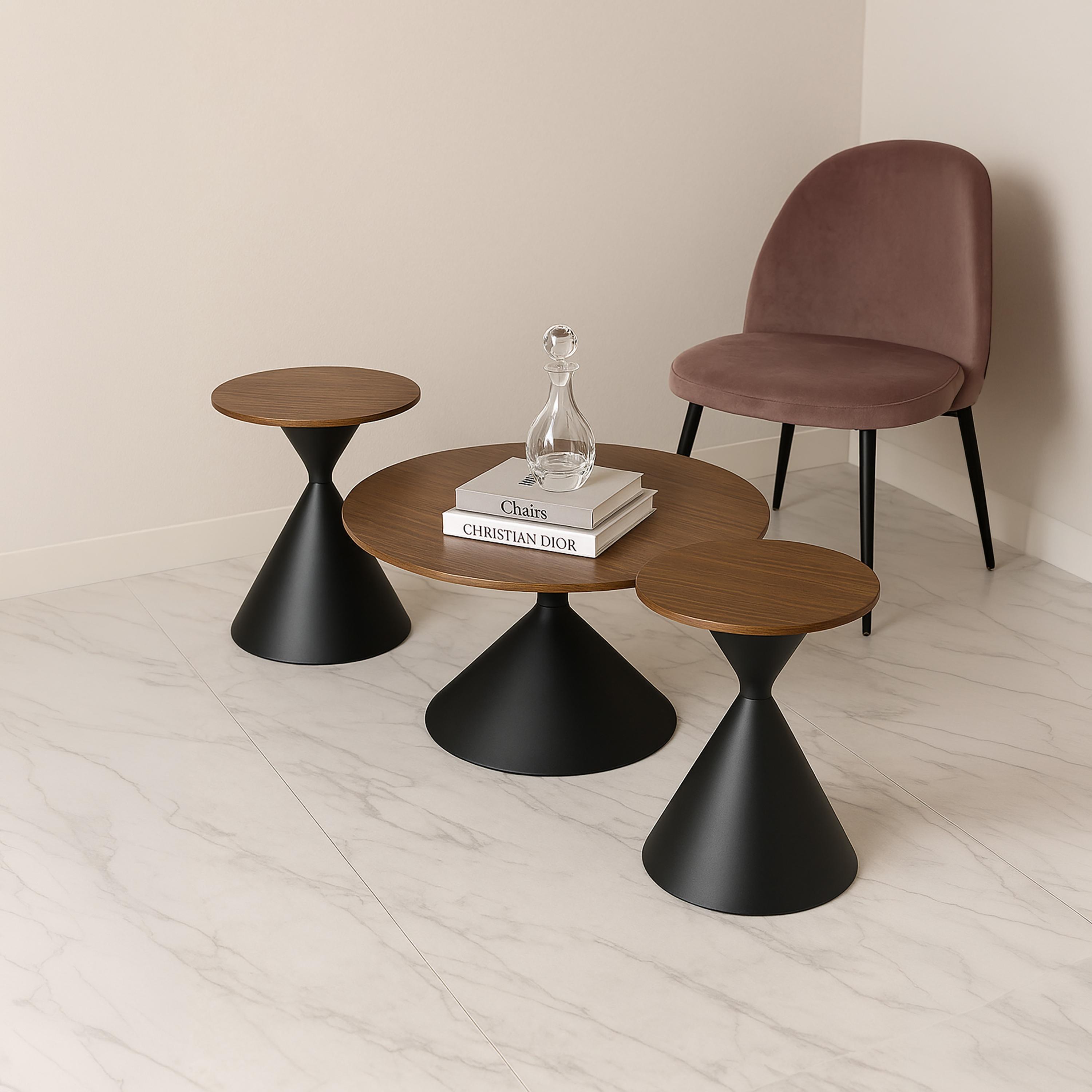 Maria Homes Wooden Centre & Side Table - Set of 3-furniture-livingroom-coffeetables-image-6
