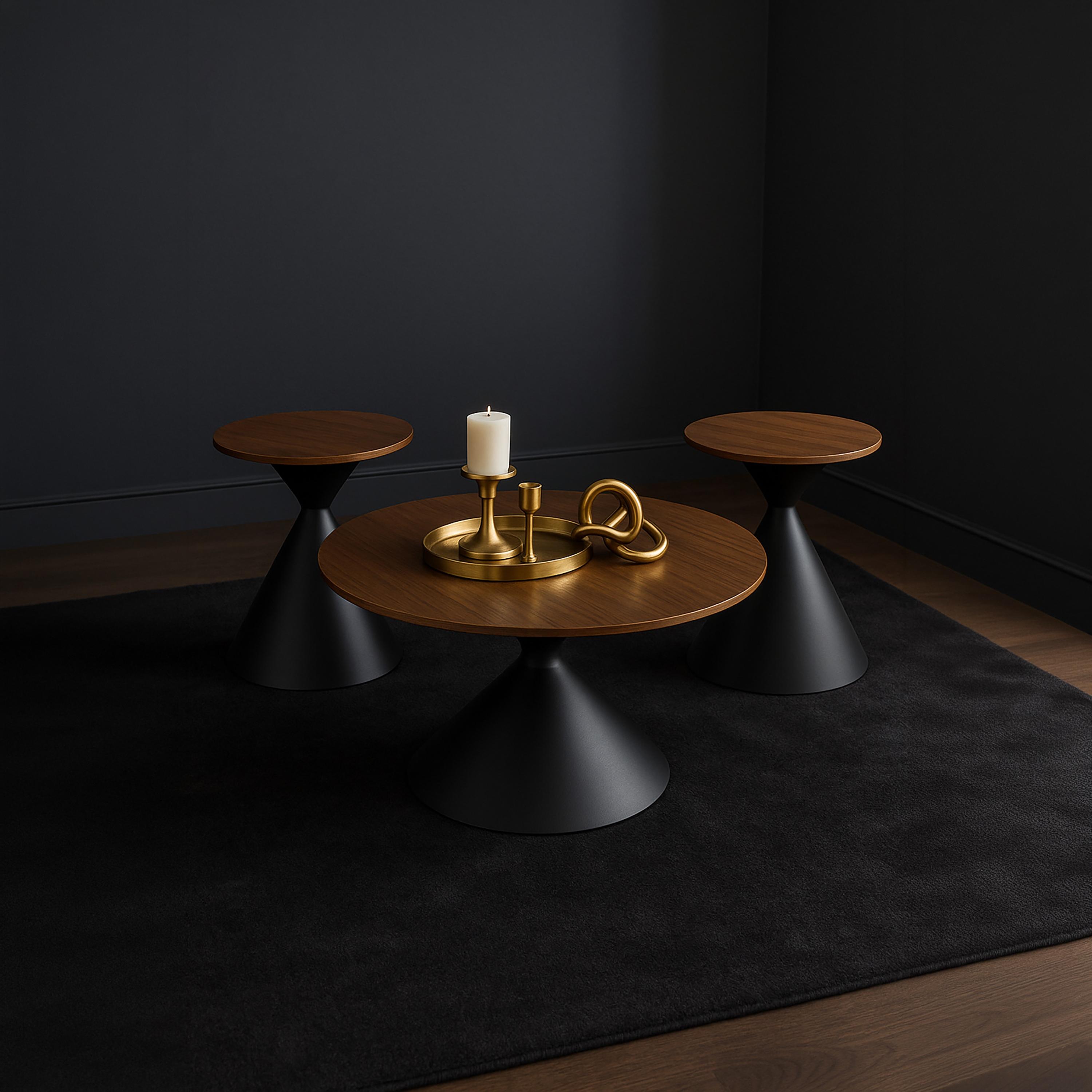 Maria Homes Wooden Centre & Side Table - Set of 3-furniture-livingroom-coffeetables-image-5