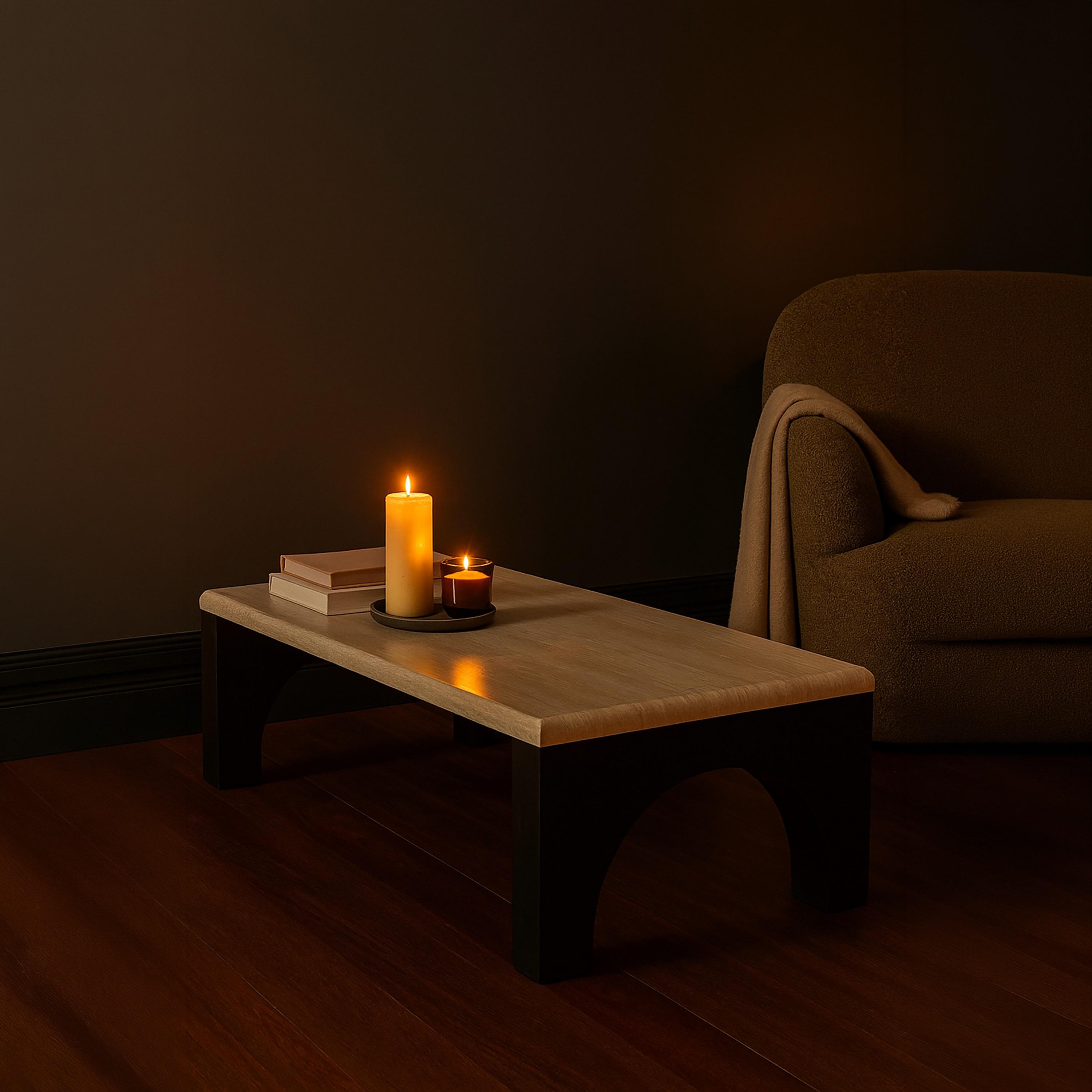 طاولة وسط خشبية من ماريا هومز بمقاس 130×70×45 سم-furniture-livingroom-coffeetables-image-4