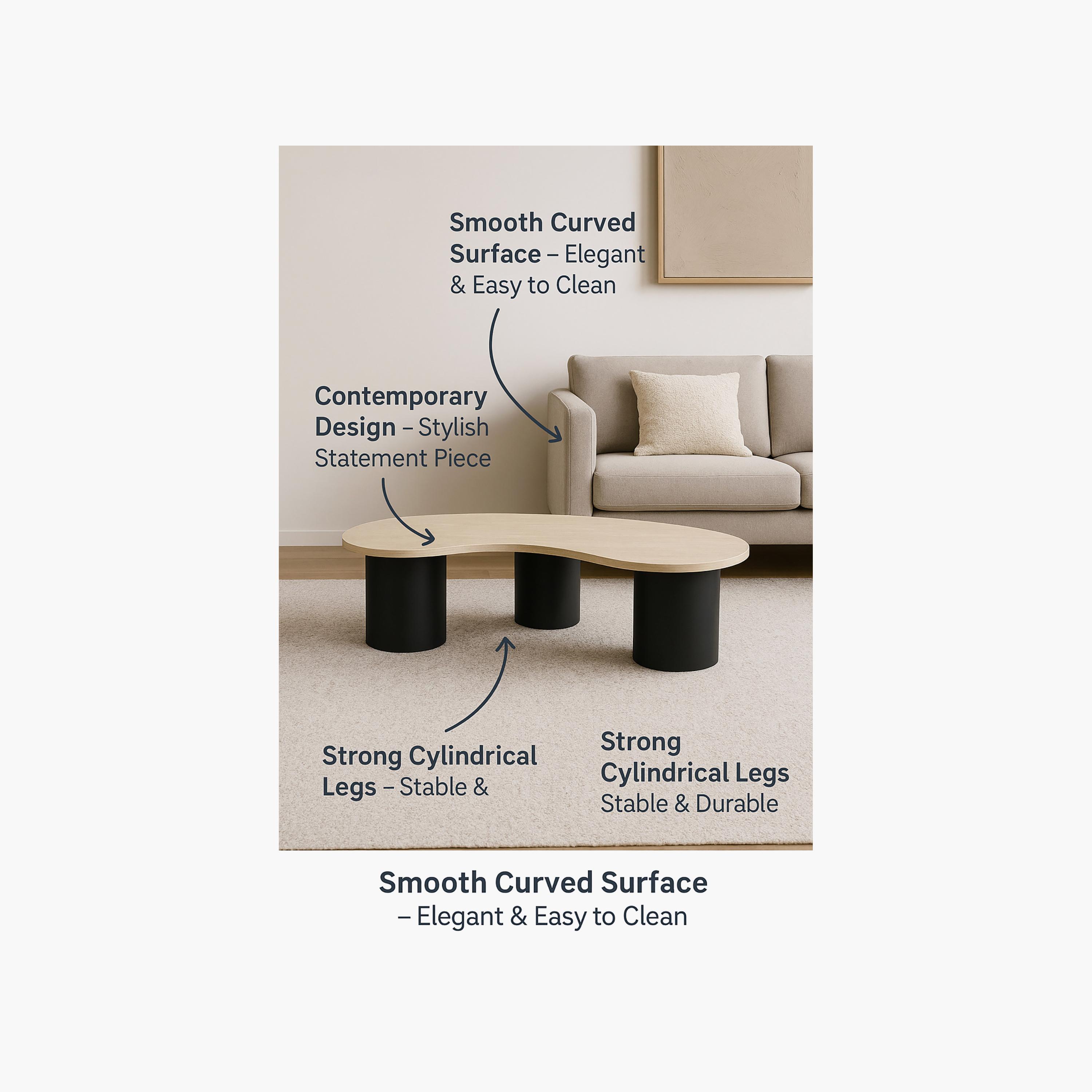 Maria Homes Wooden Centre Table 130×62×40 cm-furniture-livingroom-coffeetables-image-4