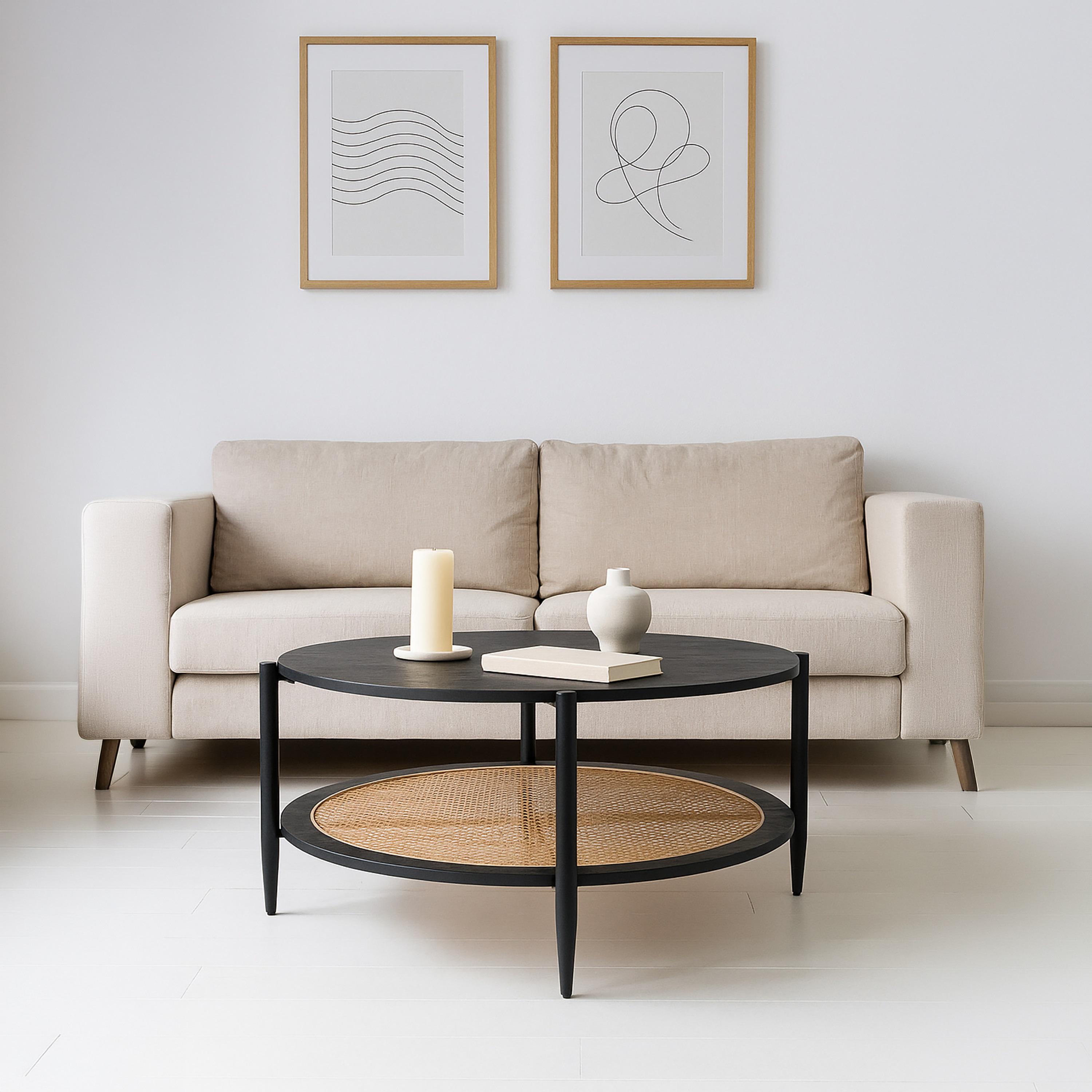 طاولة وسط راتان من ماريا هومز-furniture-livingroom-coffeetables-image-3