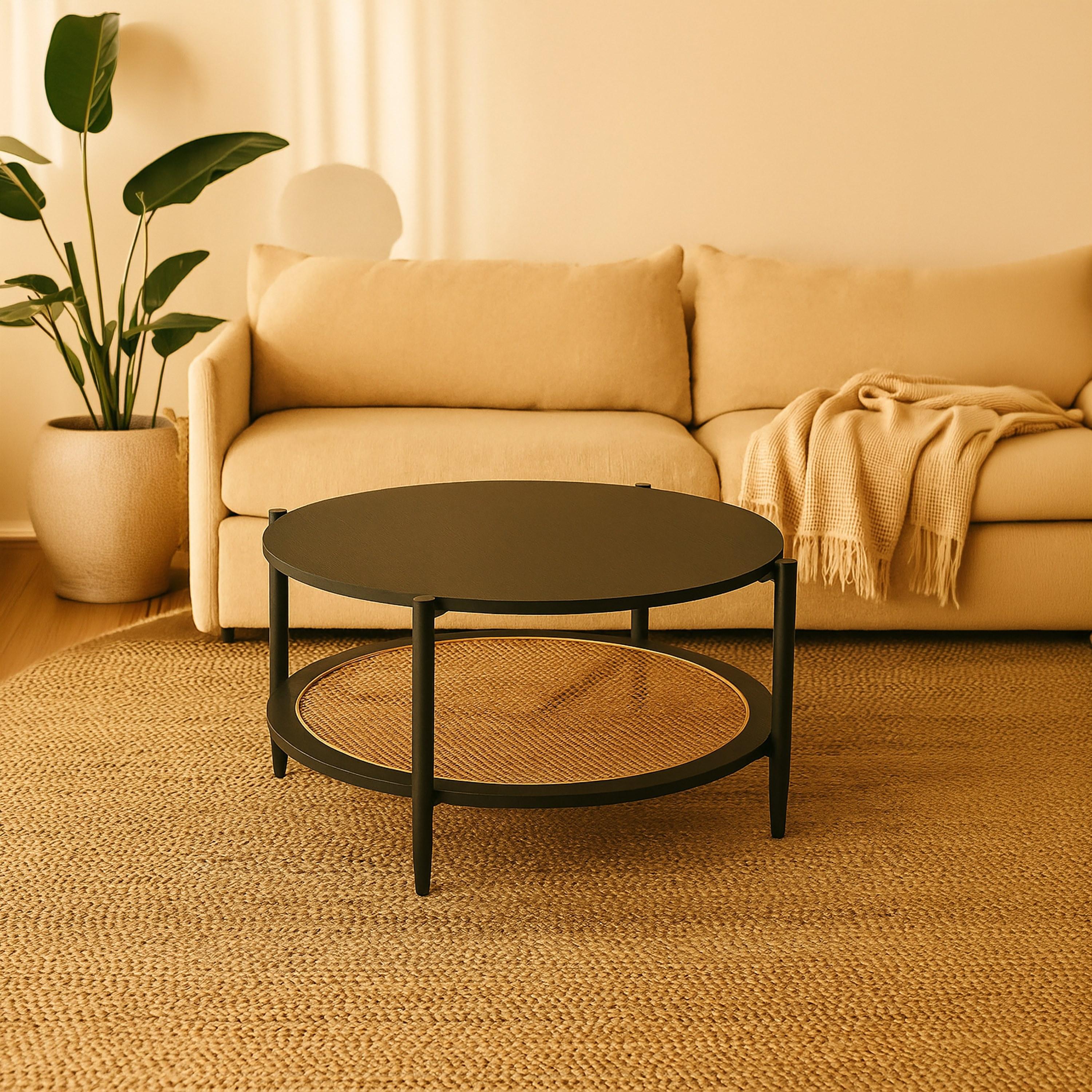 طاولة وسط راتان من ماريا هومز-furniture-livingroom-coffeetables-image-5