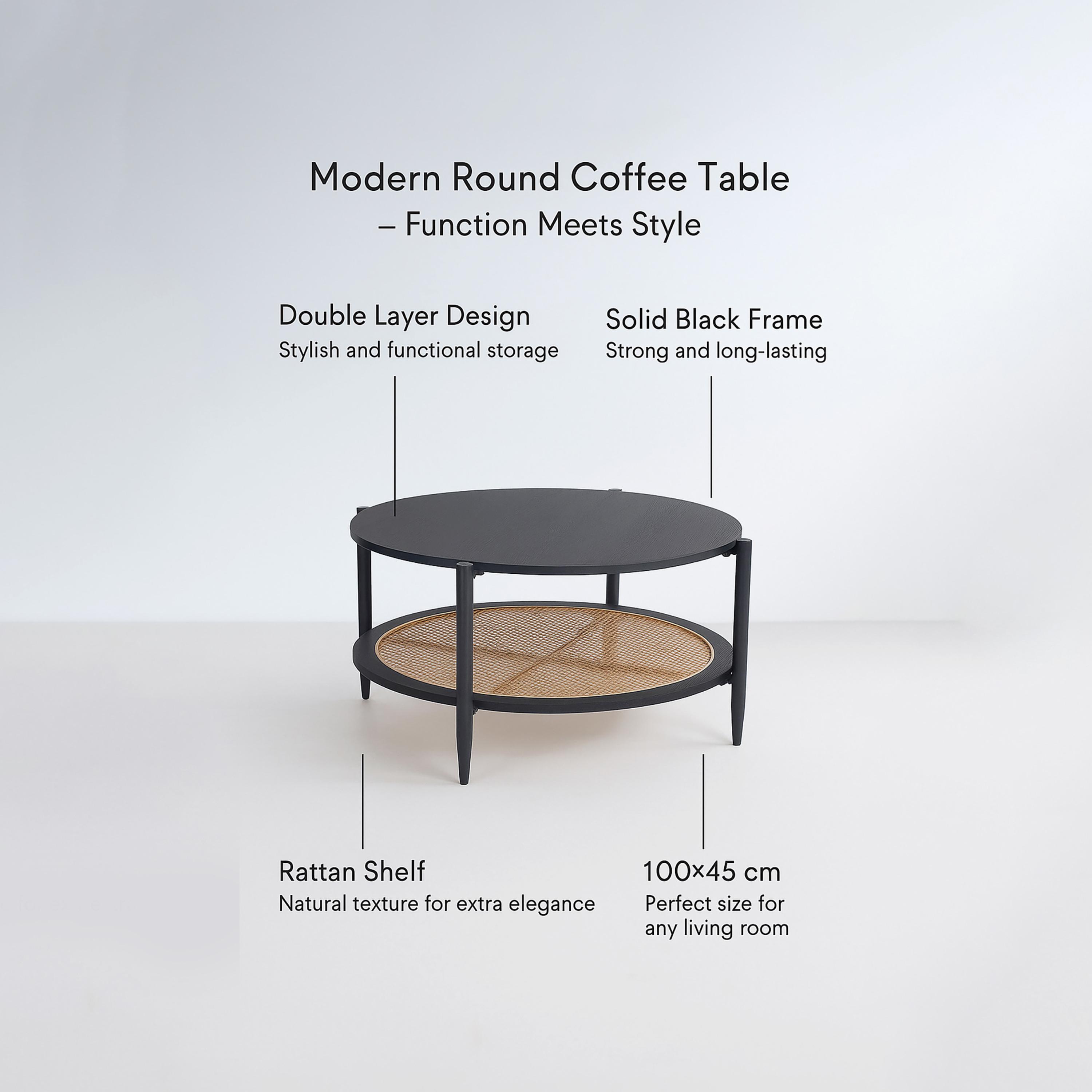 طاولة وسط راتان من ماريا هومز-furniture-livingroom-coffeetables-image-6