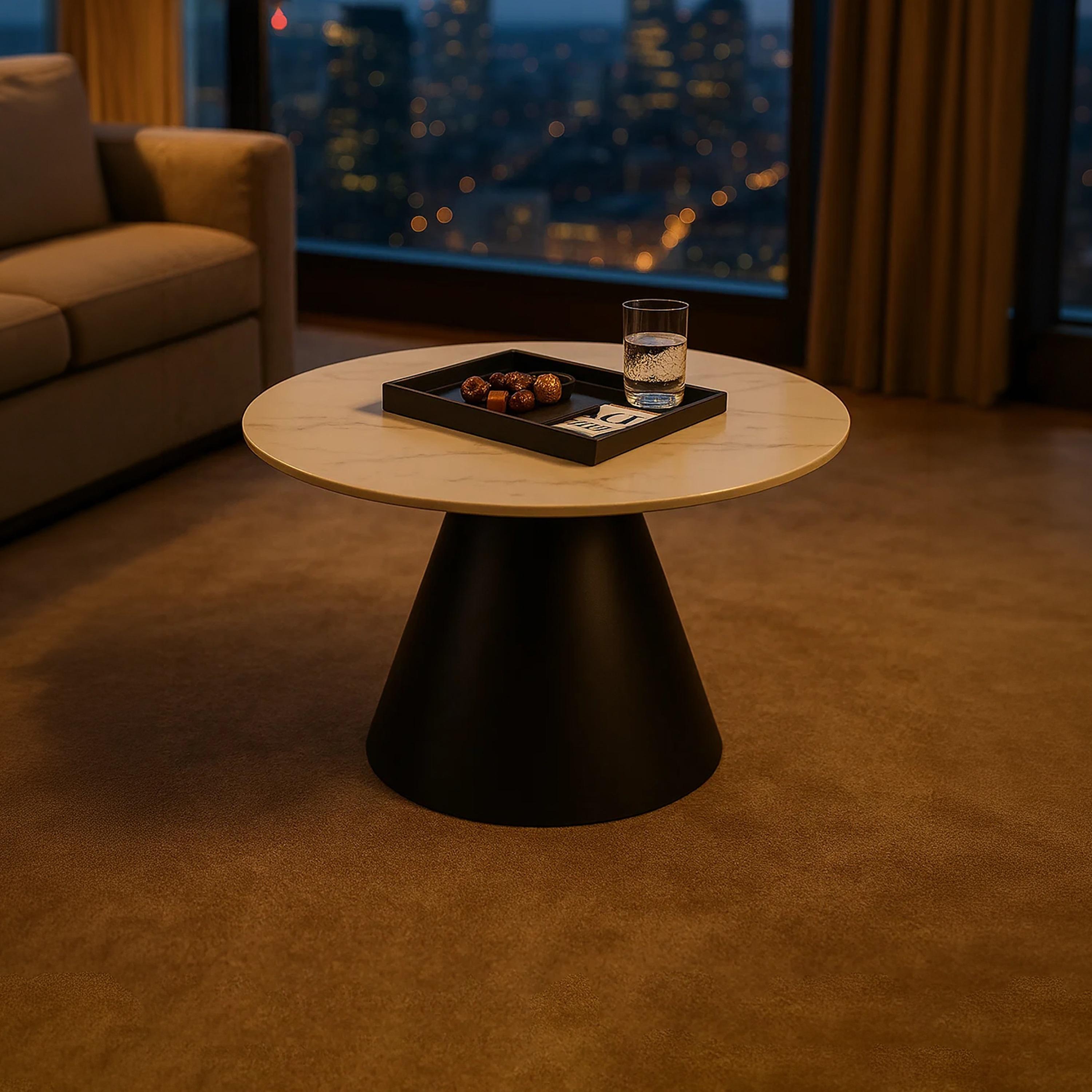 Maria Homes Marble Pedestal Centre Table-furniture-livingroom-sideandendtables-image-1