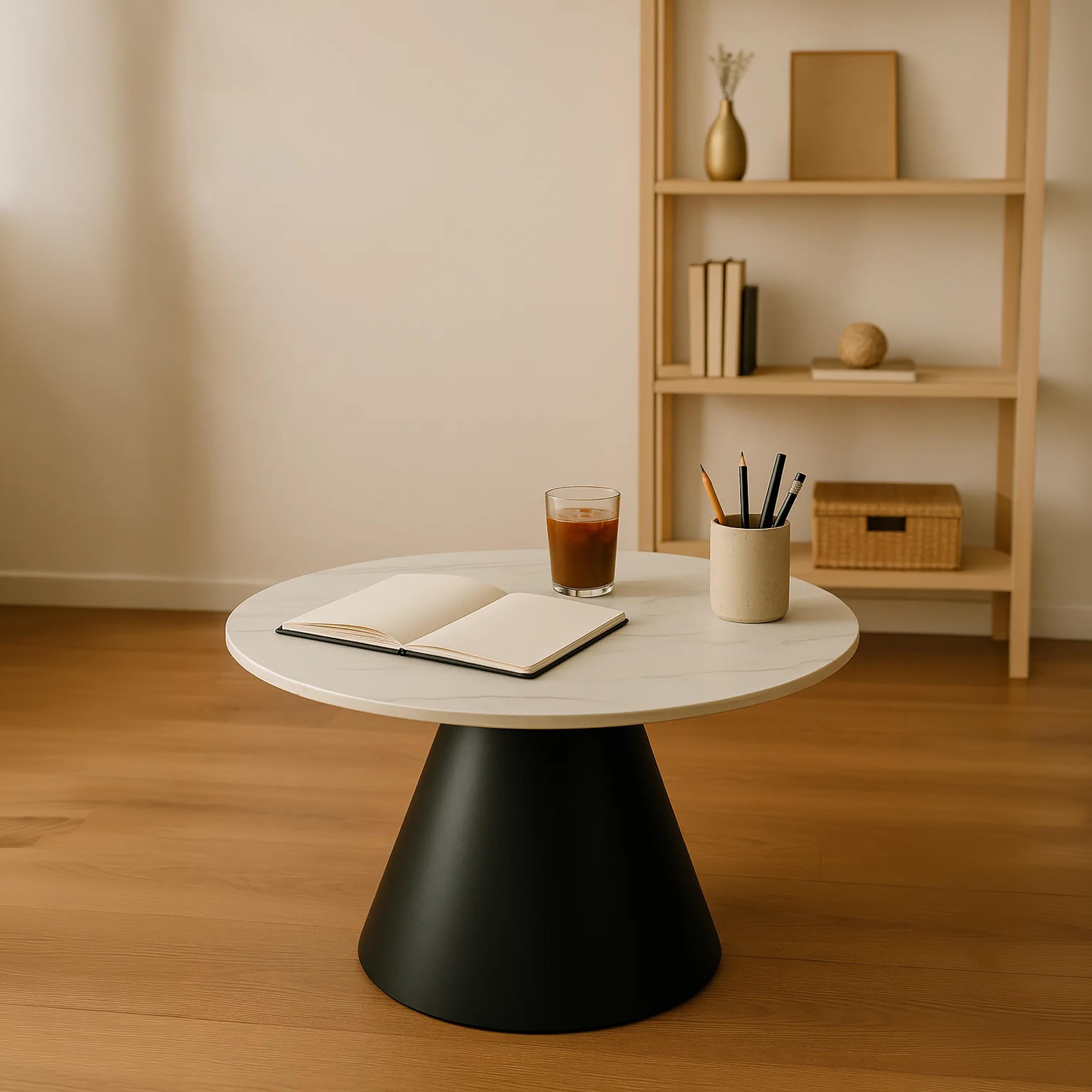 Maria Homes Marble Pedestal Centre Table-furniture-livingroom-sideandendtables-image-3