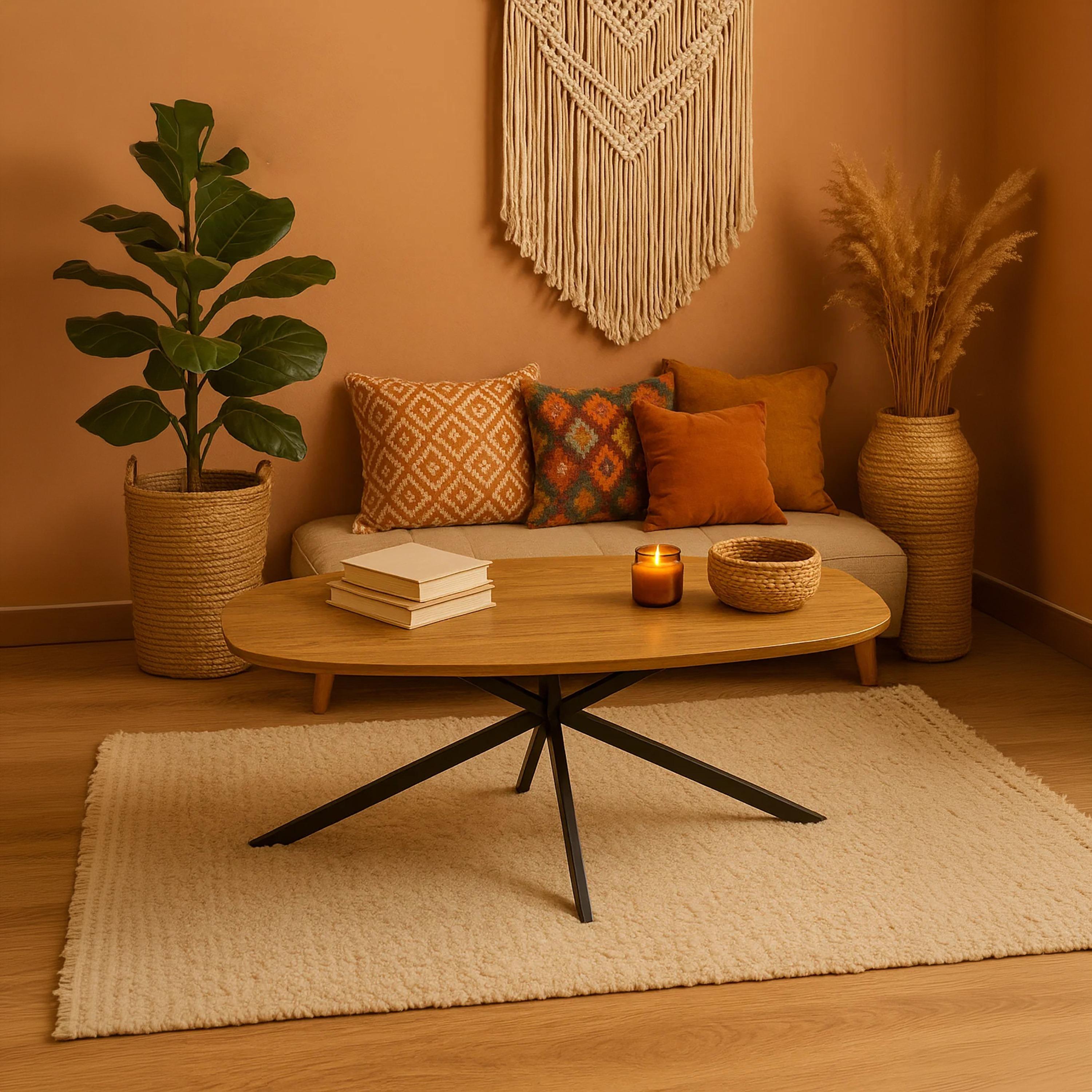 طاولة وسط خشبية من ماريا هومز بمقاس 130×70×45 سم-furniture-livingroom-coffeetables-image-3