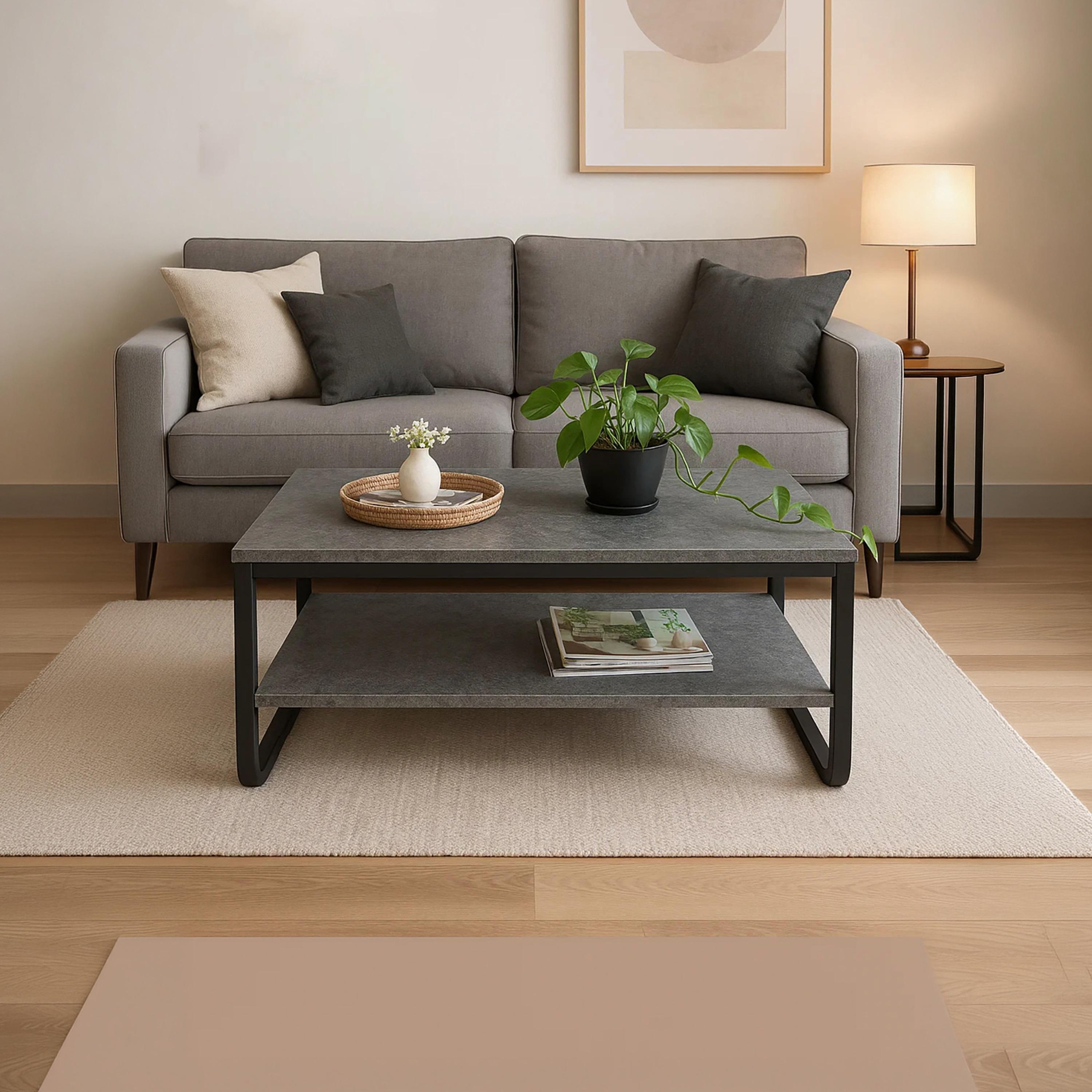 Maria Homes Metal Centre Table 100×55×45 cm-furniture-livingroom-coffeetables-image-1