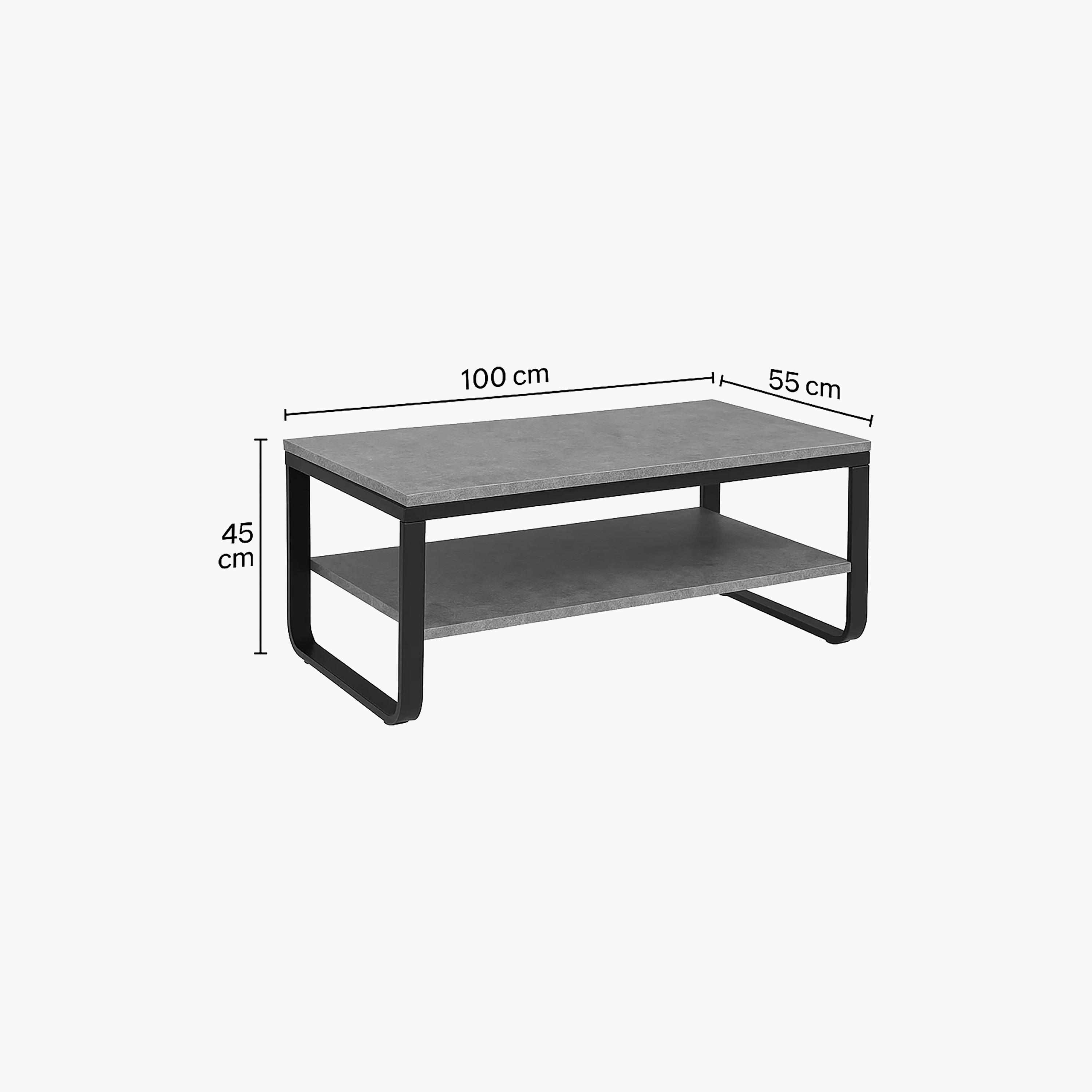 Maria Homes Metal Centre Table 100×55×45 cm-furniture-livingroom-coffeetables-image-6