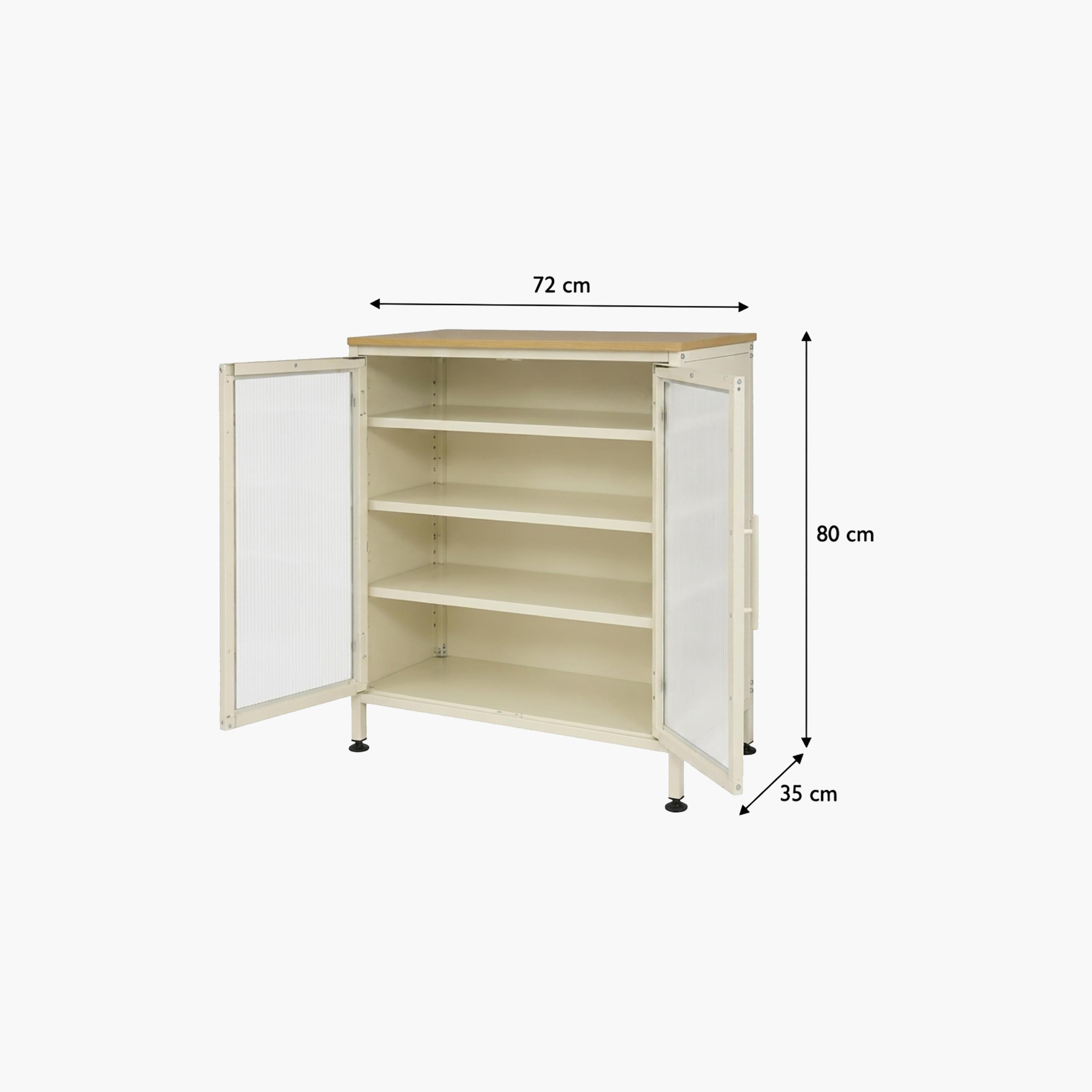 Maria Homes Glass Storage Cabinet-furniture-livingroom-storageanddisplaycabinets-image-4