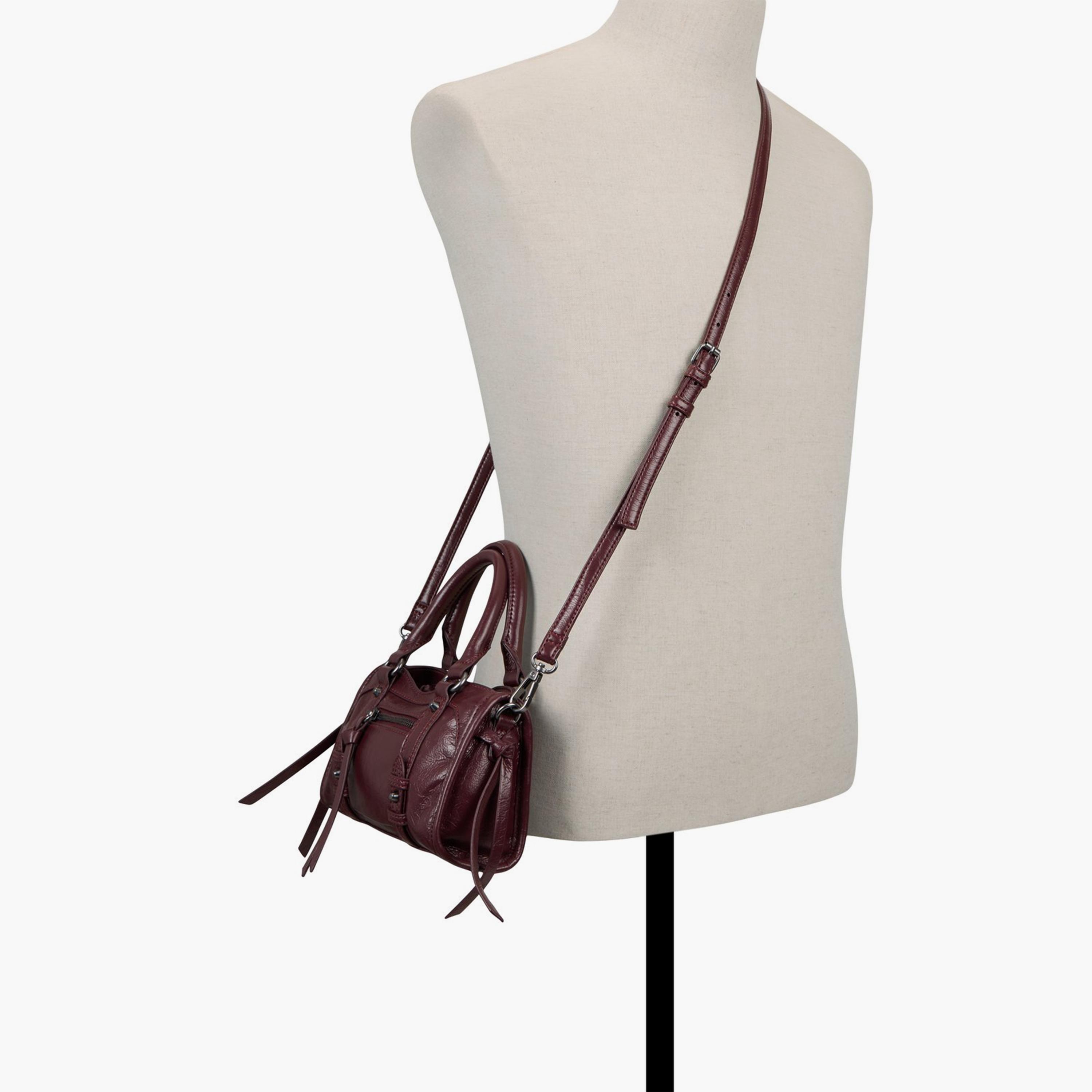 Call it Spring Leiaa Plain Double Handle Sling Bag with Zipper Closure and Detachable Strap | 25 X 21 X 8 CM-women-bagsandwallets-handbags-image-4